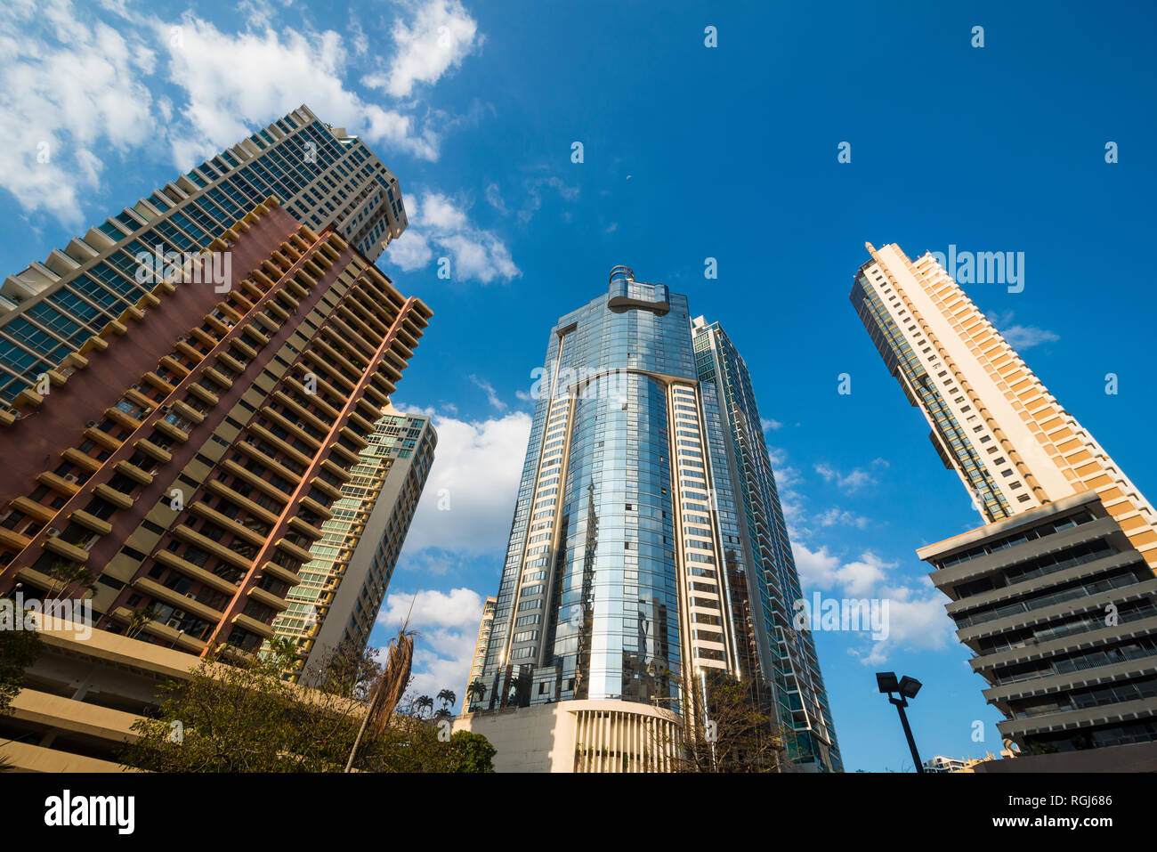 Panama, Panama City, il quartiere finanziario Foto Stock