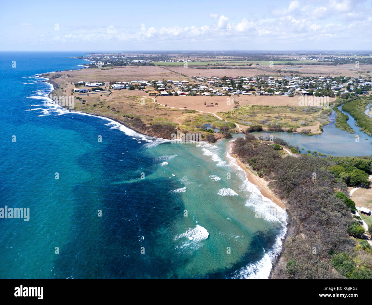 Antenna della comunità costiere del Queensland Bargara Australia Foto Stock