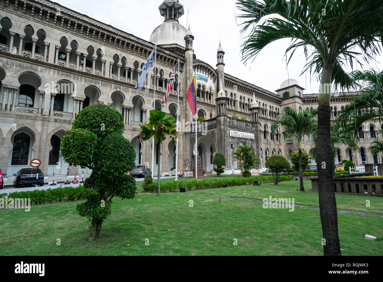 La sede della KTM azienda ferroviaria a Kuala Lumpur, Maleria Foto Stock