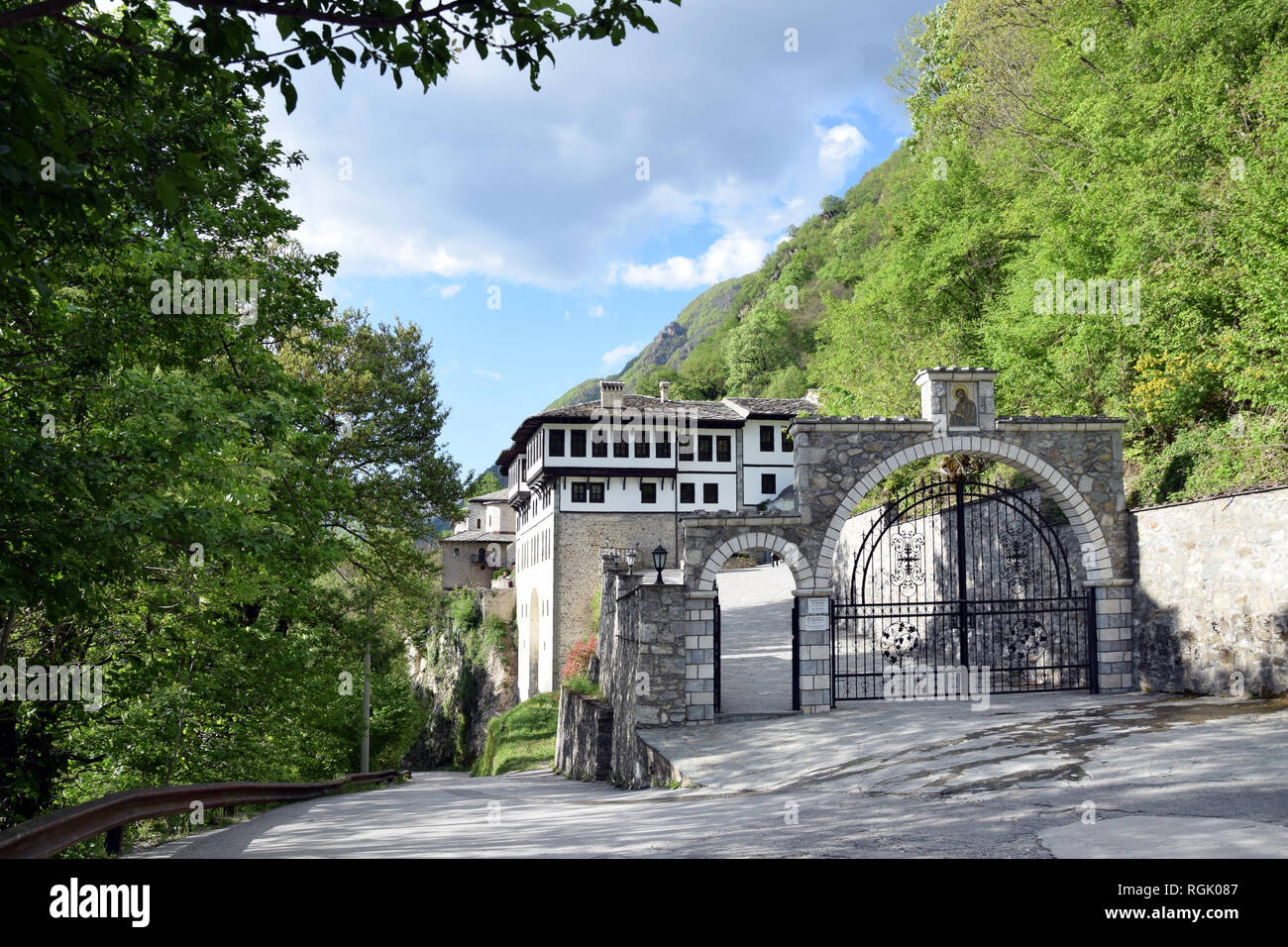 Saint Jovan Bigorski monastero. Macedone monastero ortodosso, Macedonia. Foto Stock