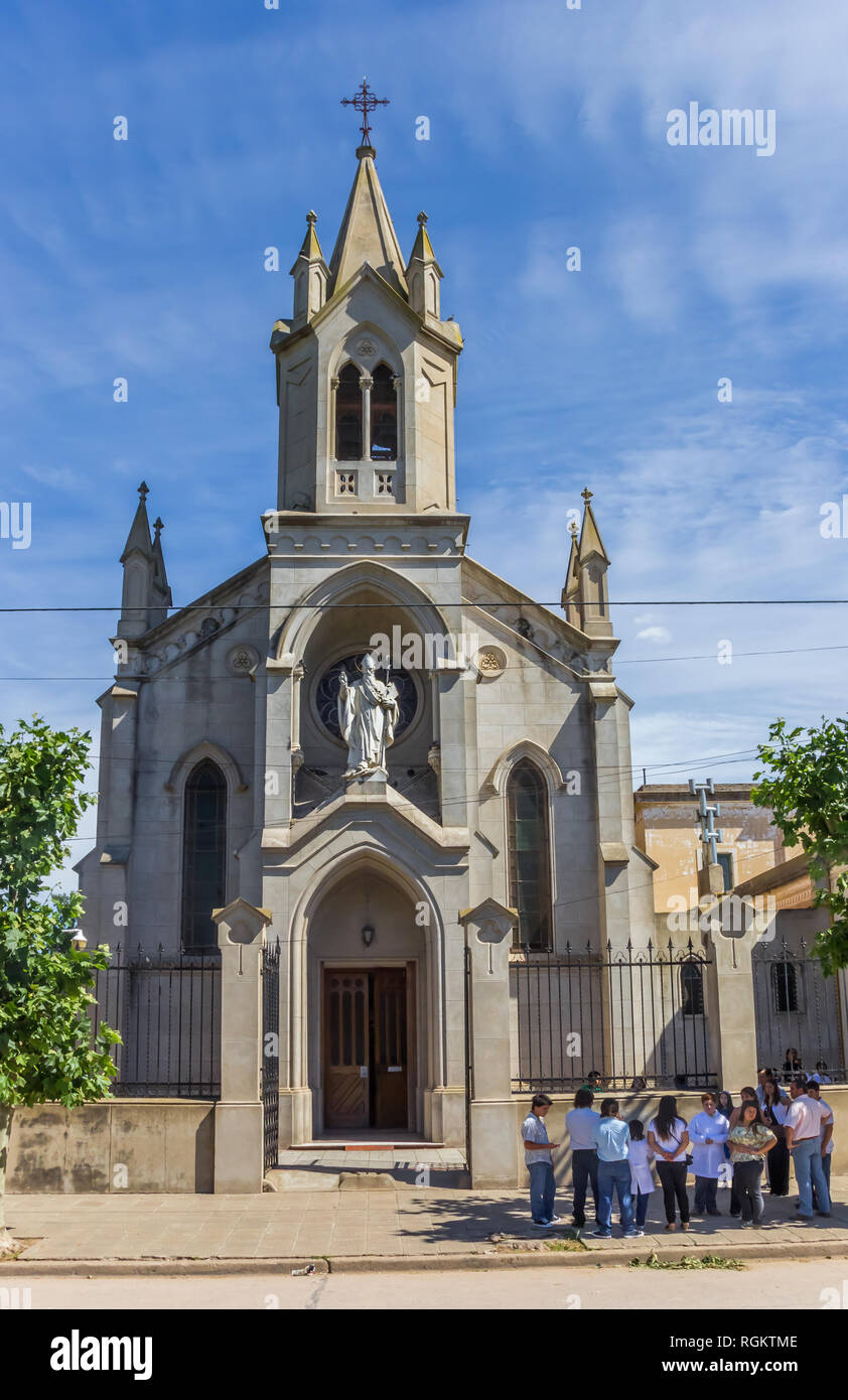 Chiesa nel centro di San Antonio de Areco, Argentina Foto Stock