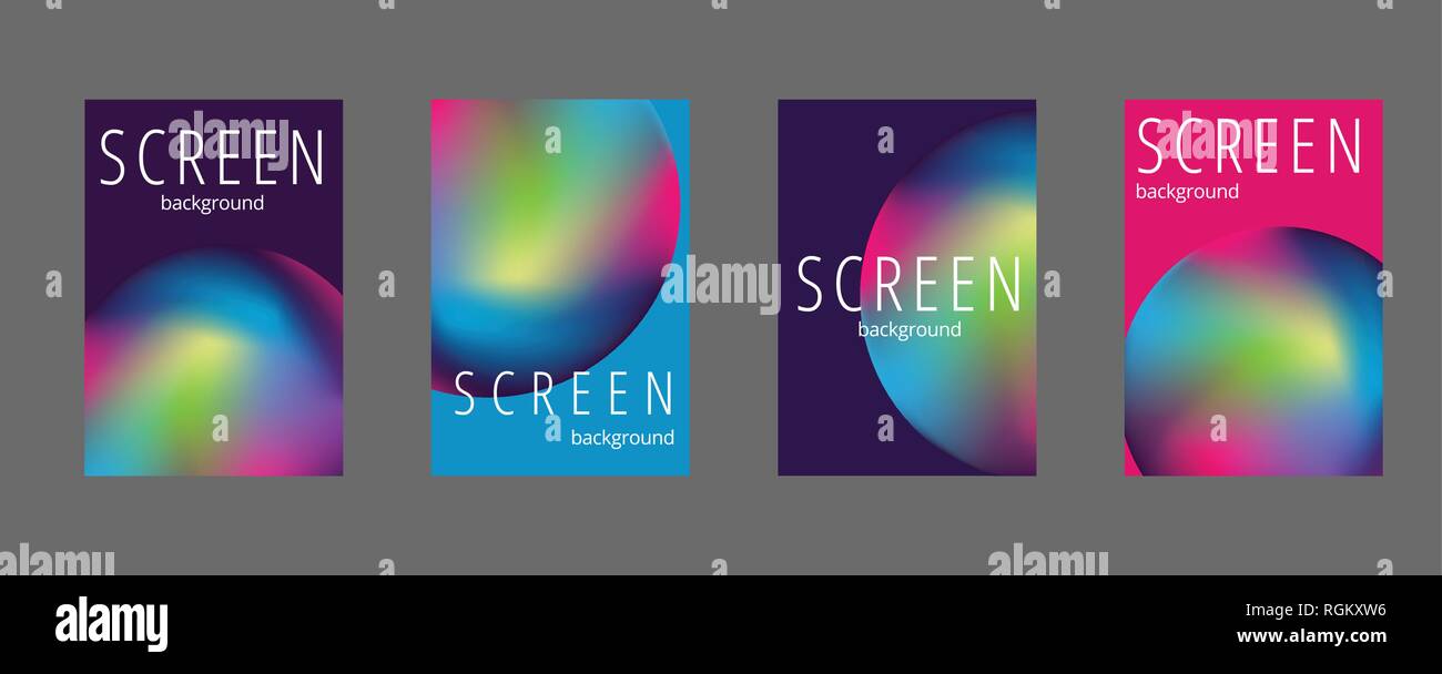 Colorato sfondo geometrico. Forme di fluido composizione. Eps10 vettore. Illustrazione Vettoriale