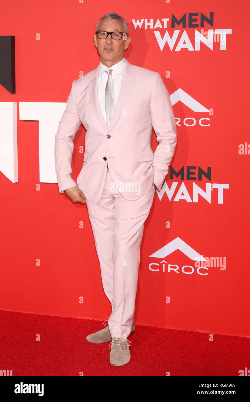 Westwood, CA, Stati Uniti d'America. 28 gen, 2019. LOS ANGELES - Jan 28: Adam Shankman al ''ciò che gli uomini vogliono'' Premiere presso il Villaggio Theatre on gennaio 28, 2019 a Westwood, CA Credito: Kay Blake/ZUMA filo/Alamy Live News Foto Stock