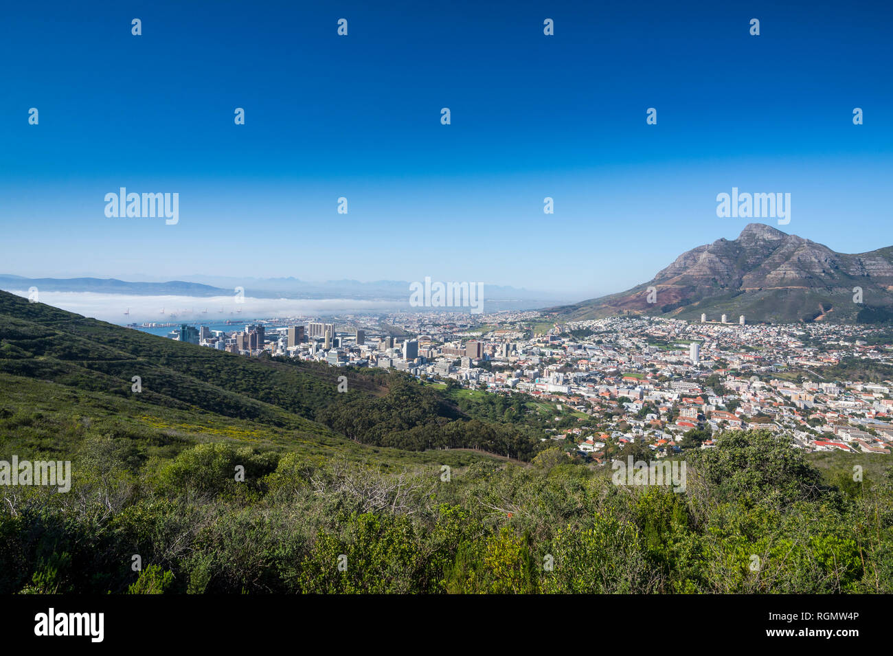 Sud Africa, Cape Town, vista città Foto Stock