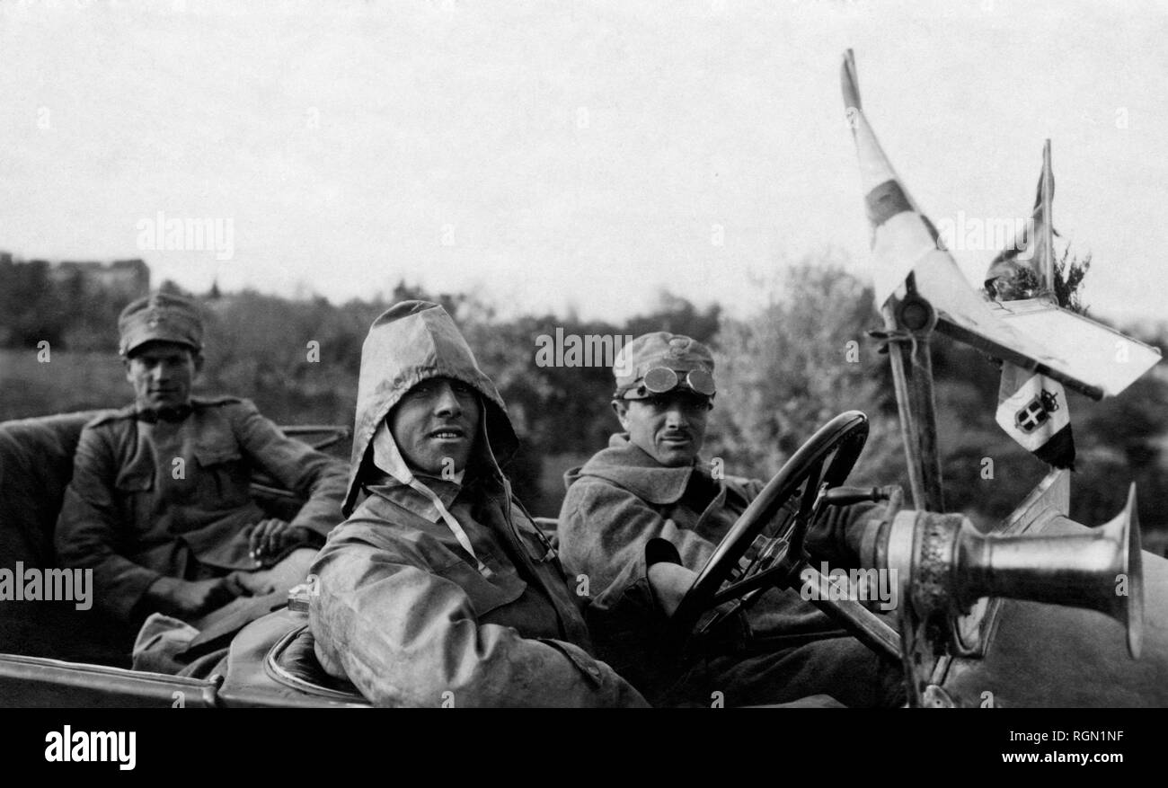 L'Italia, lo Stato libero di fiume, escursione dei soci TCI, 1920 Foto Stock