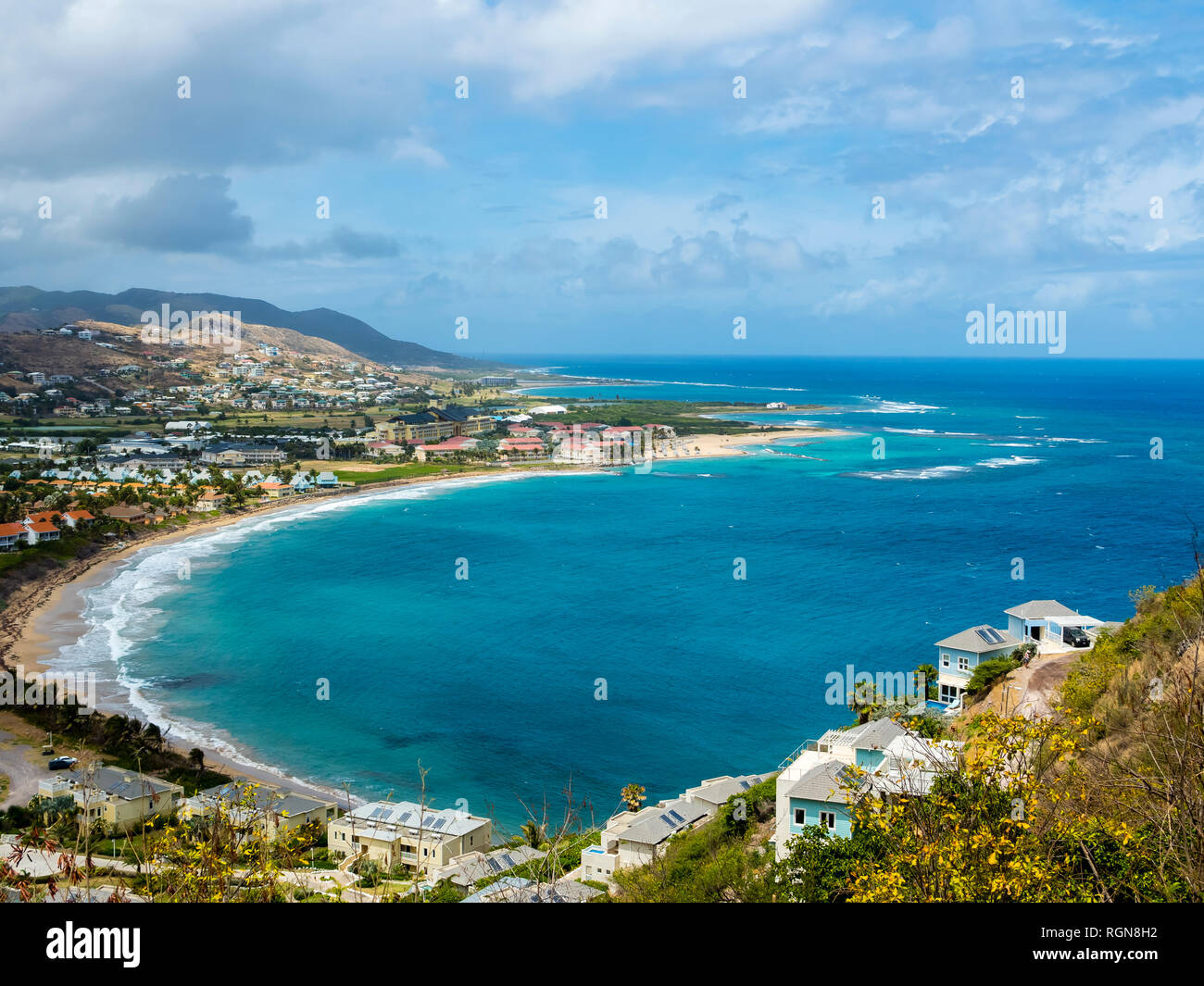 Caraibi, Piccole Antille, Saint Kitts e Nevis, Basseterre Foto Stock