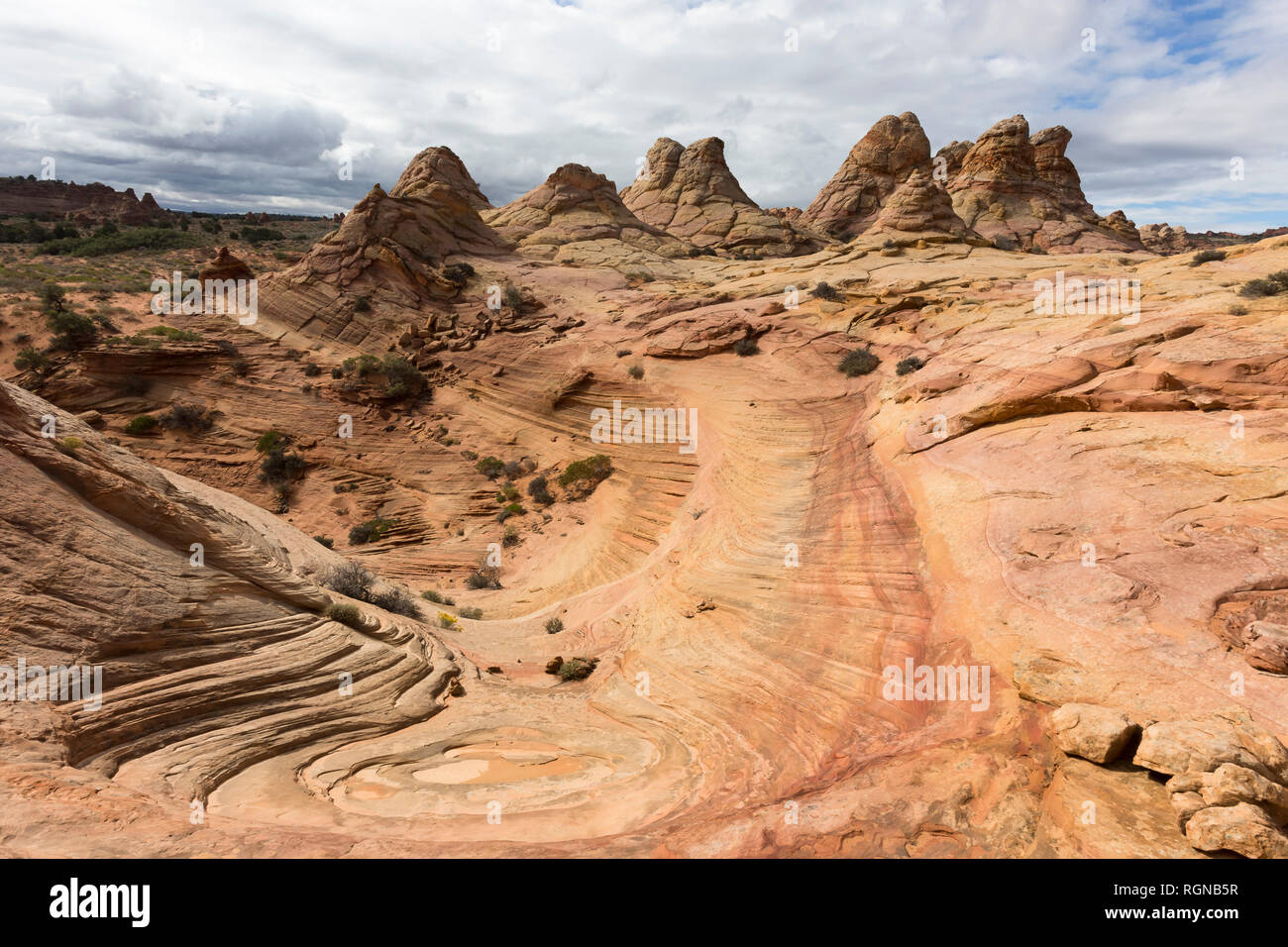 America, Arizona, Kanab, Coyote Buttes Foto Stock