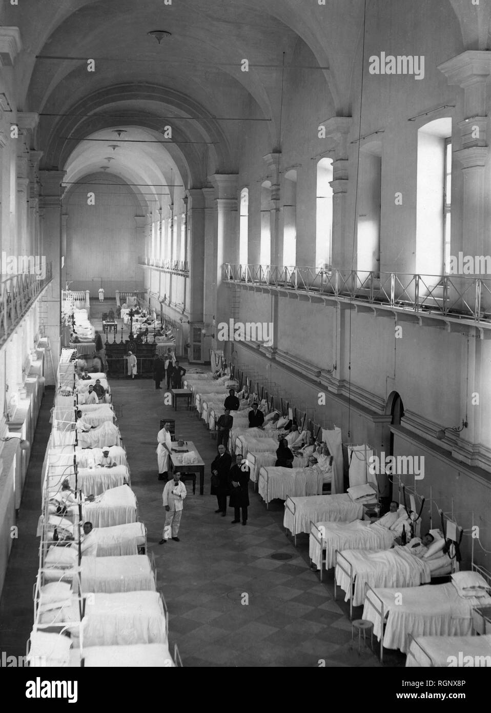 L'Italia, Piemonte, Vercelli, ospedale XVIII, 1930-1940 Foto Stock