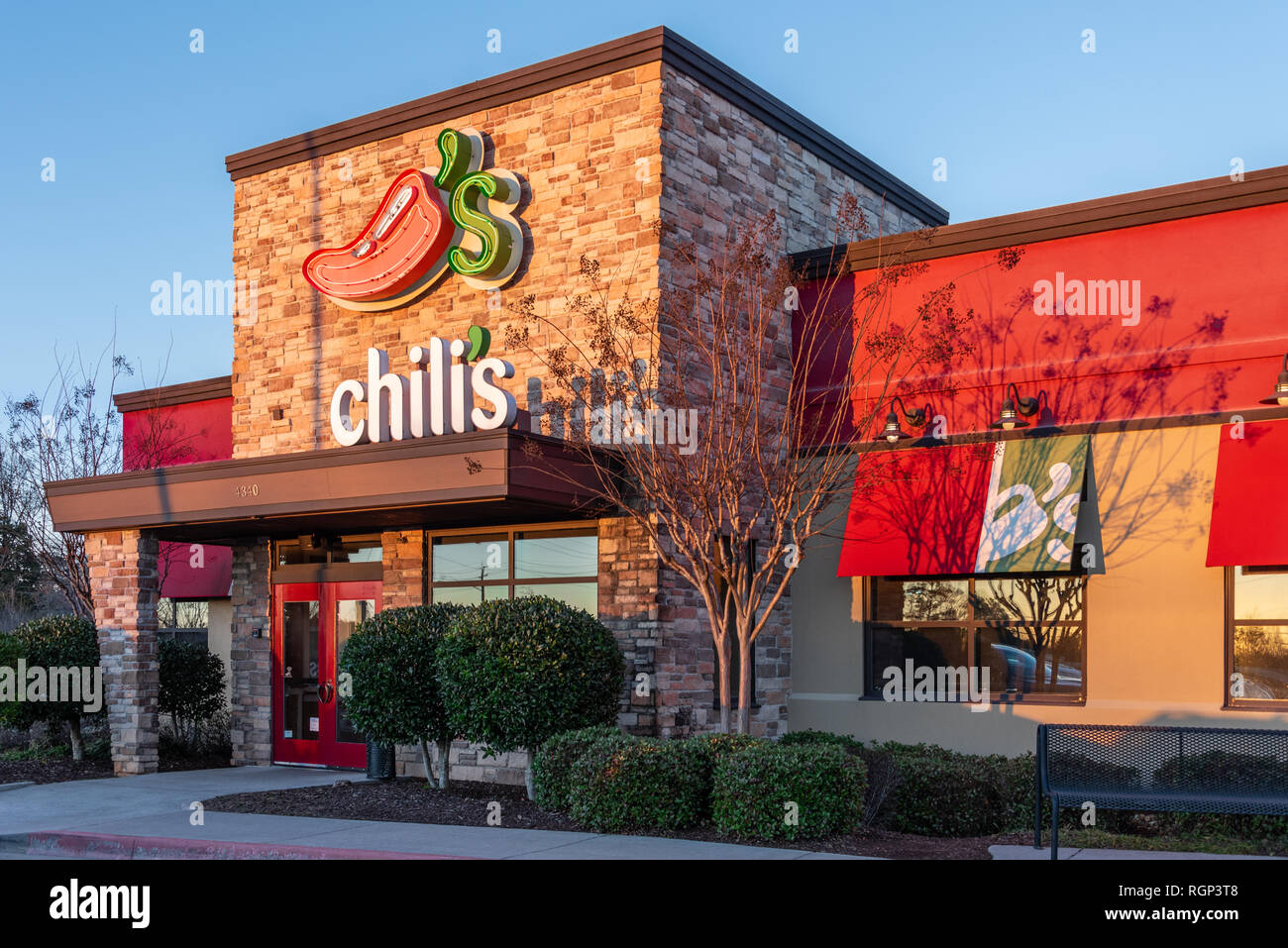 Ristorante Chili's in Loganville, Georgia. (USA) Foto Stock