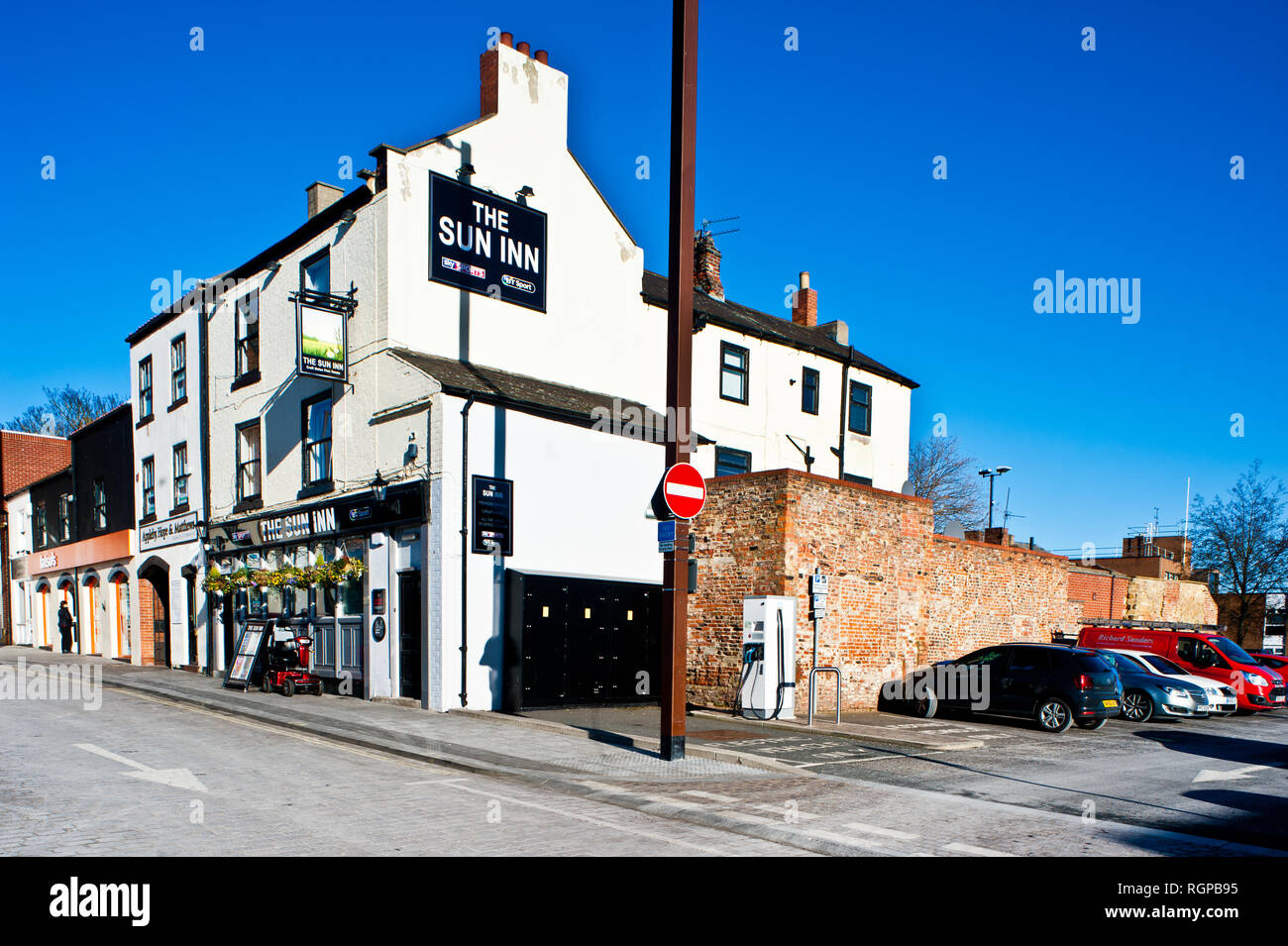 Sun Inn, Knowles Street, Stockton on Tees, Cleveland, Inghilterra Foto Stock