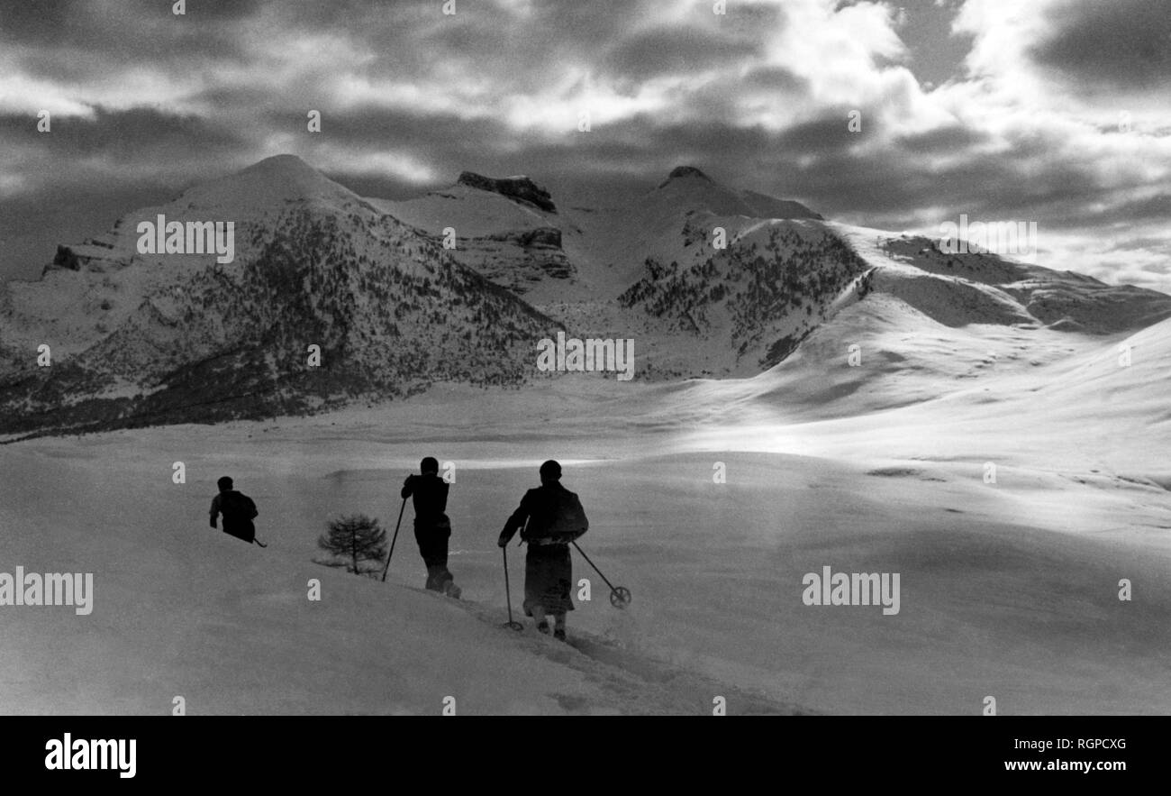 L'Italia, Trentino Alto Adige, Monte Bondone, Colle delle Viote, 1930-40 Foto Stock