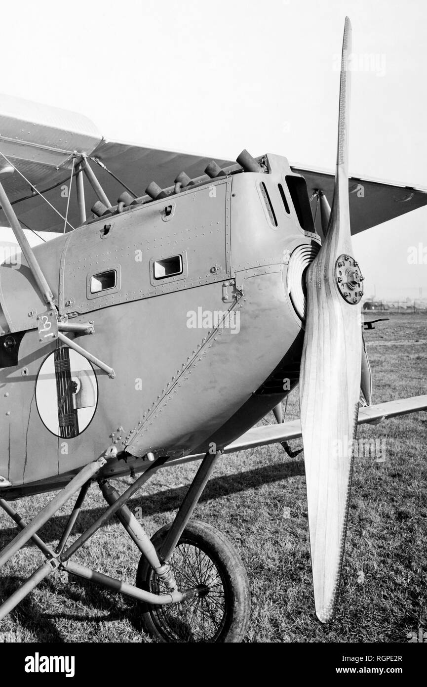 Un biplano Caproni Ca 100, 1920-30 Foto Stock