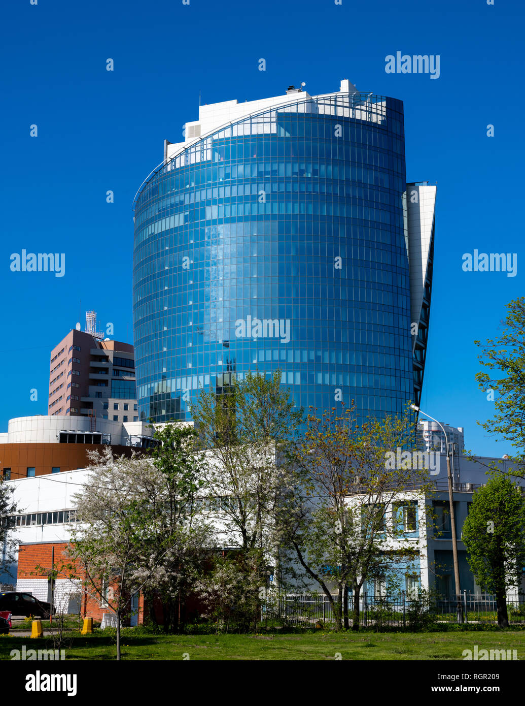 Khimki, Russia - 10 Maggio. 2018. Centro Business Country Park Foto Stock