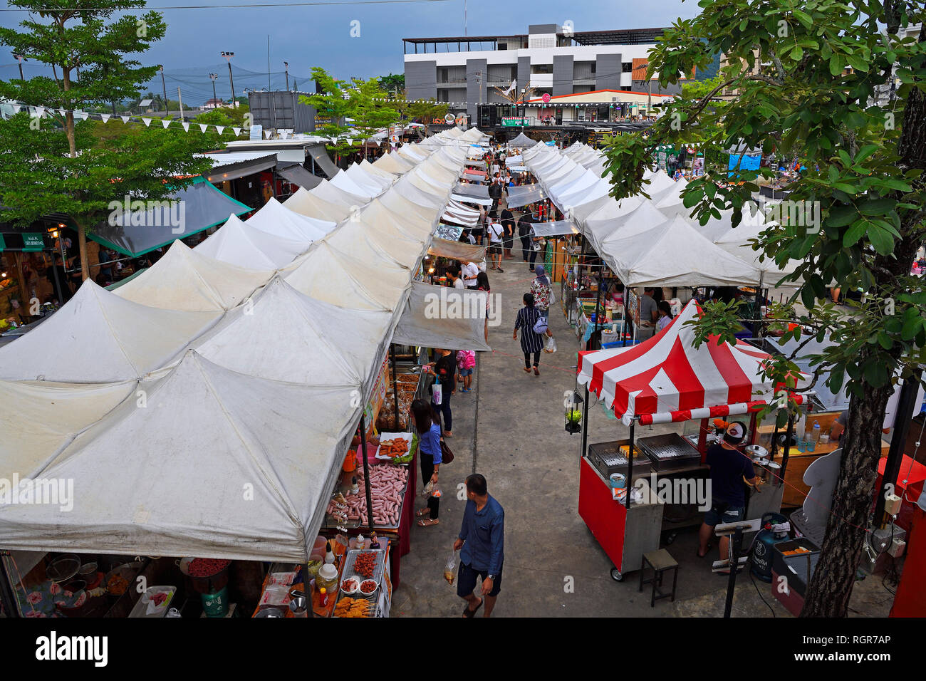 Mercato Chillva, Phuket, Tailandia Foto Stock