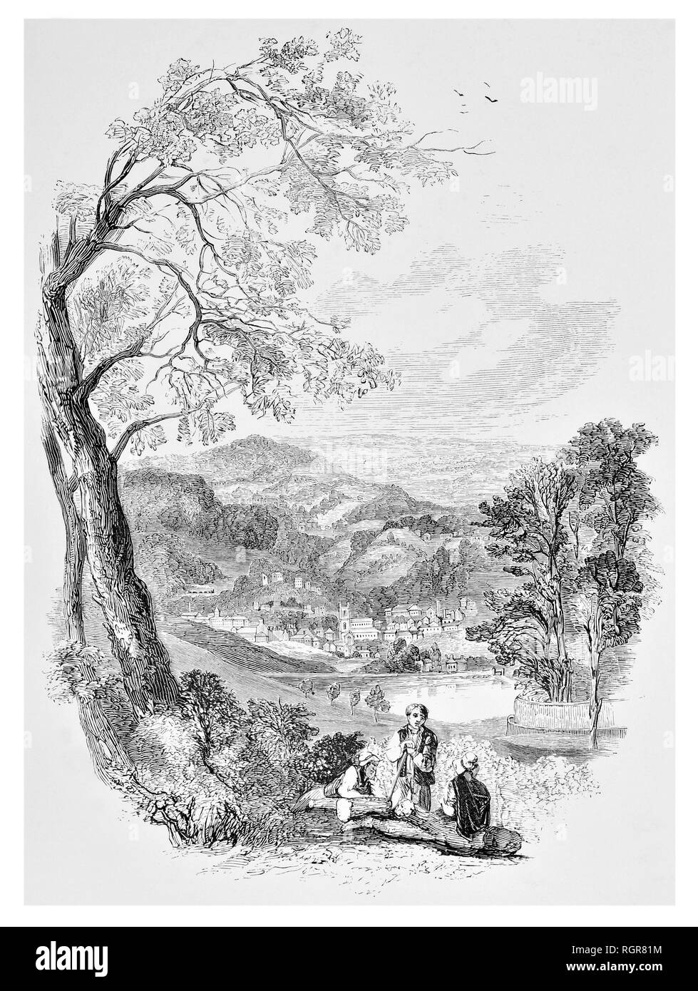 Sheffield da Crookes Foto Stock