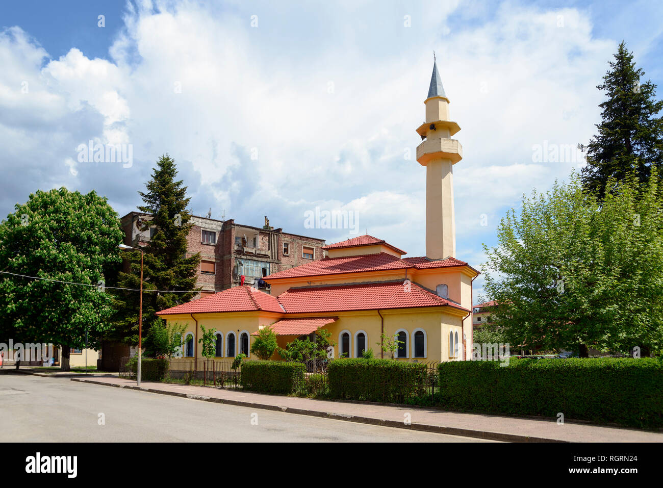 Moschea Xhamia, Leskovik, Kolonja, Albania, Leskoviku Foto Stock