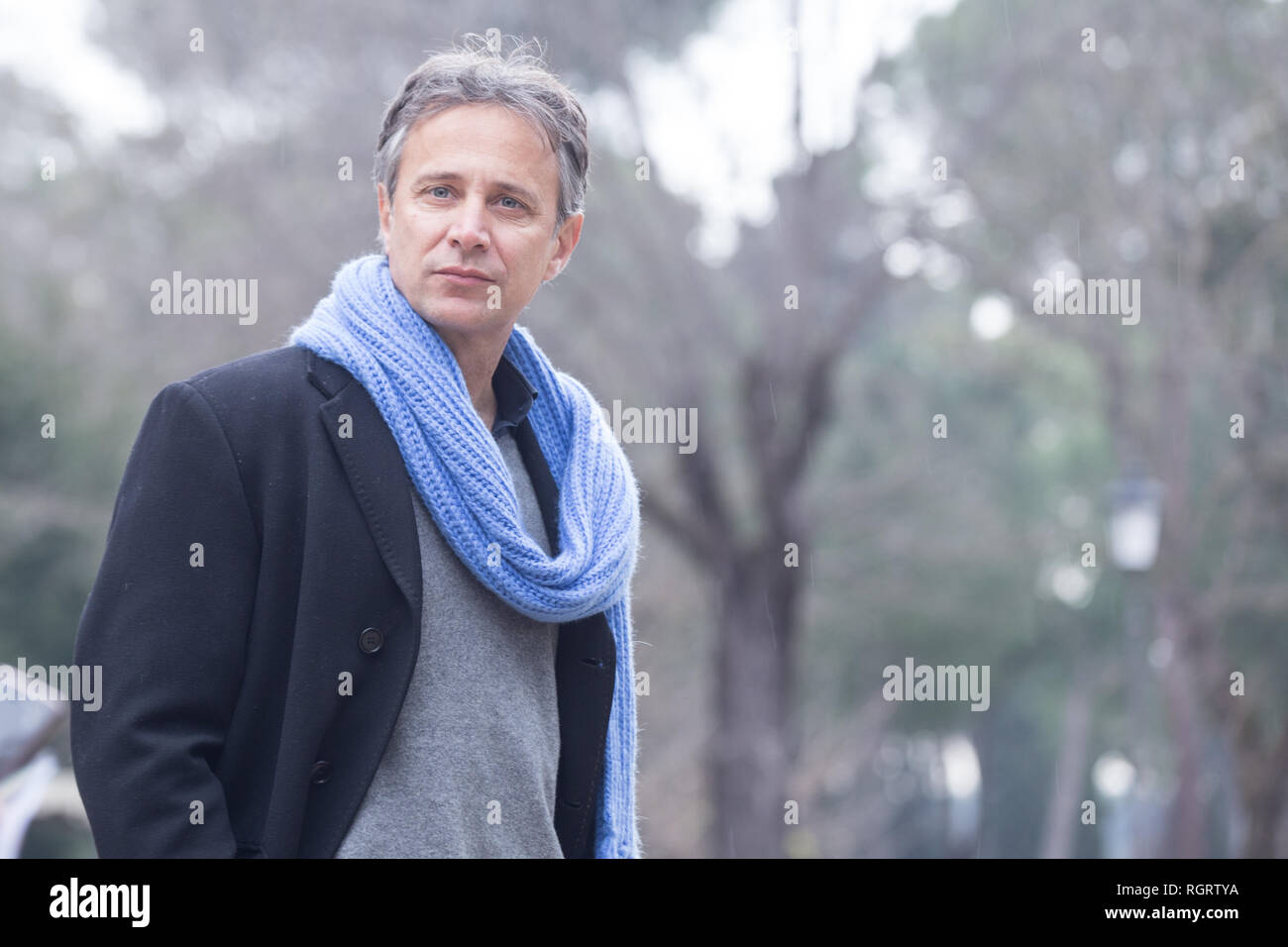 Roma, Italia. 30 gen, 2019. Paolo Romano Photocall del film italiano 'Copperman' con il regista Eros Puglielli e gli attori Luca Argentero, Antonia Truppo, Galatea Ranzi e Paolo Romano Credito: Matteo Nardone/Pacific Press/Alamy Live News Foto Stock