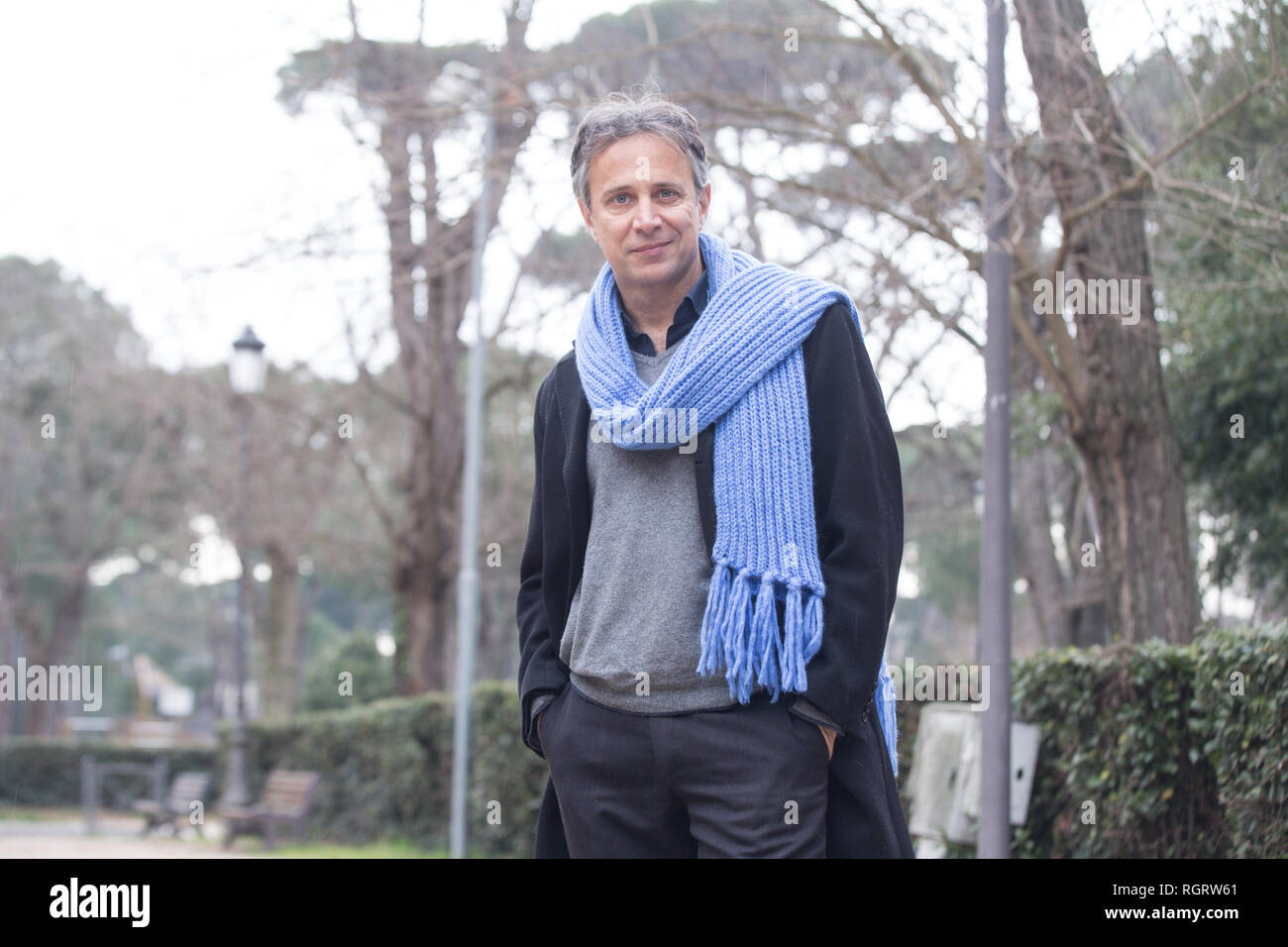 Roma, Italia. 30 gen, 2019. Paolo Romano durante il photocall del film italiano 'Copperman' con il regista Eros Puglielli e gli attori Luca Argentero, Antonia Truppo, Galatea Ranzi e Paolo Romano. Credito: Matteo Nardone/Pacific Press/Alamy Live News Foto Stock