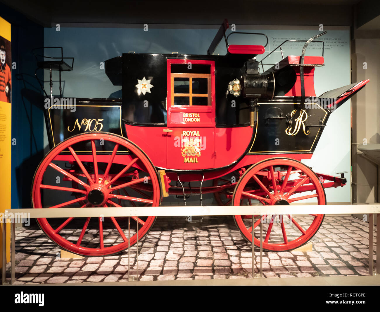 Il museo postale London Royal Mail Foto Stock