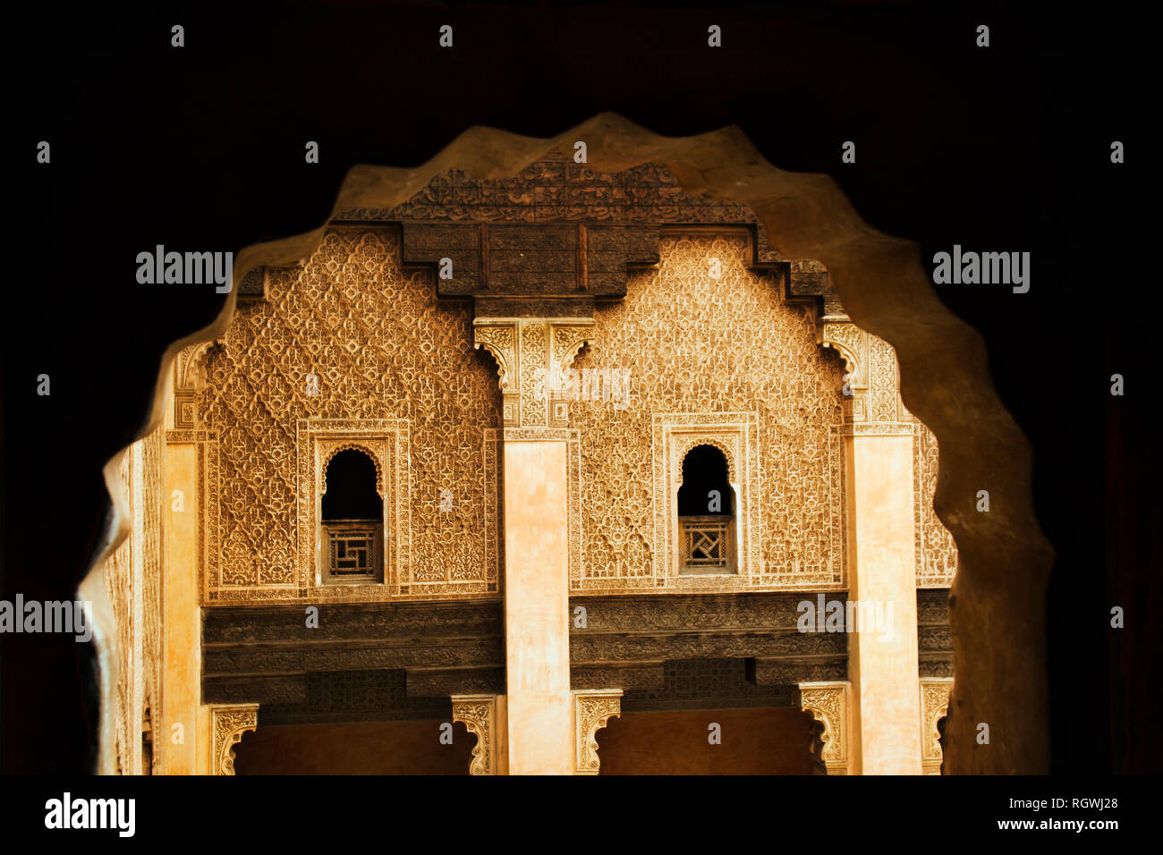 Madrasa Ben Youssef Foto Stock