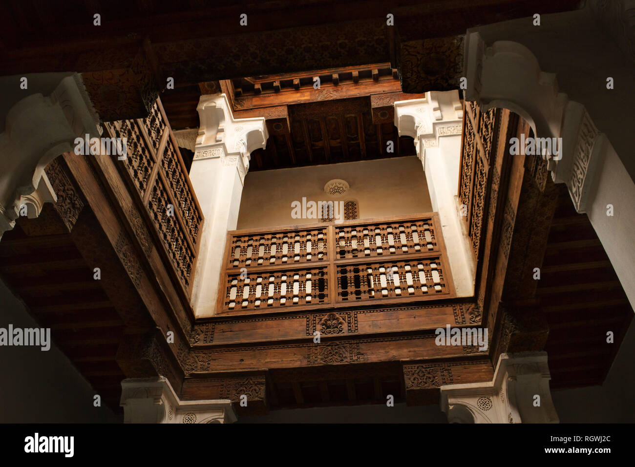 Madrasa Ben Youssef Foto Stock