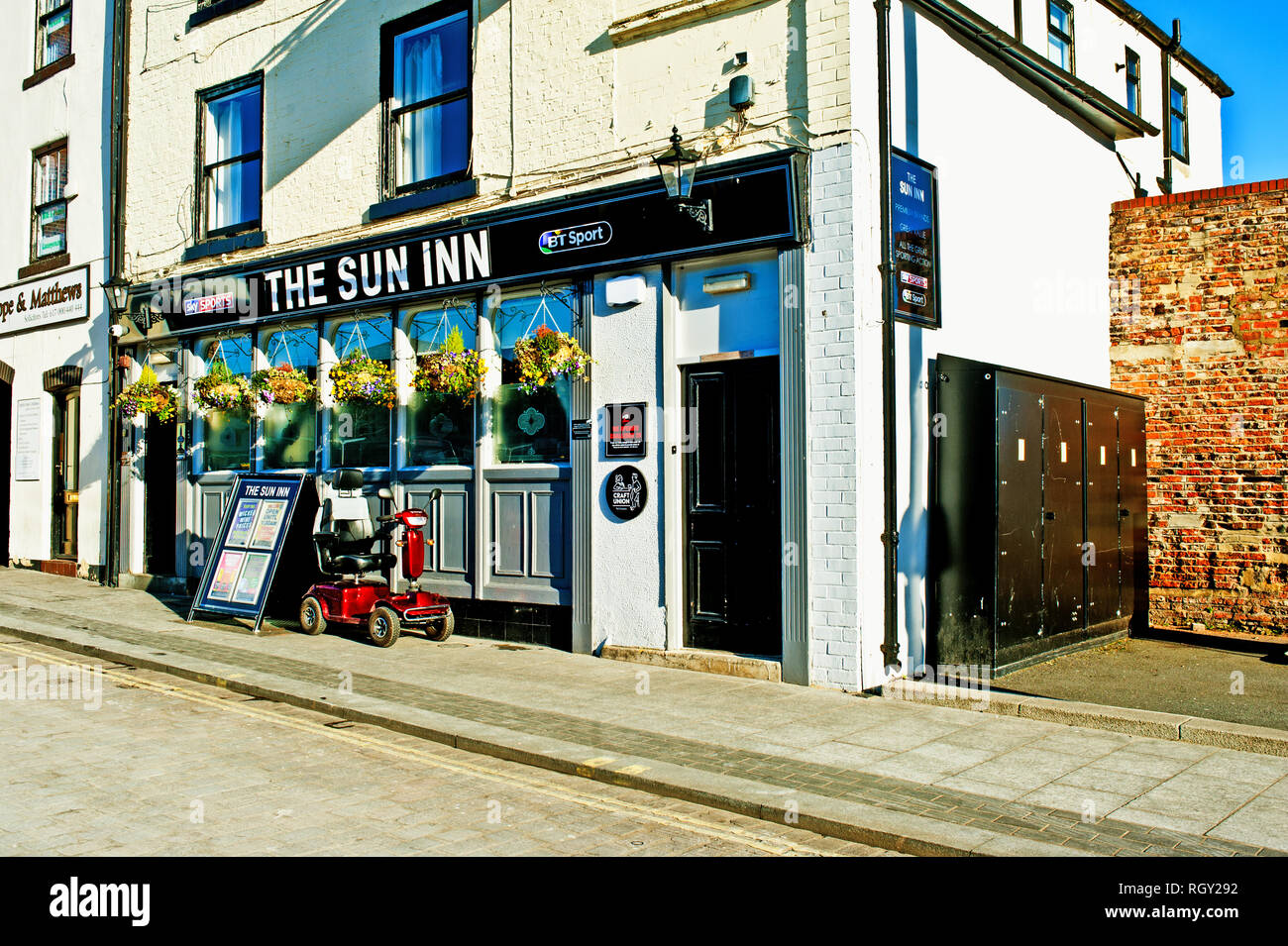 Sun Inn, knowles Street Stockton on Tees, Cleveland, Inghilterra Foto Stock