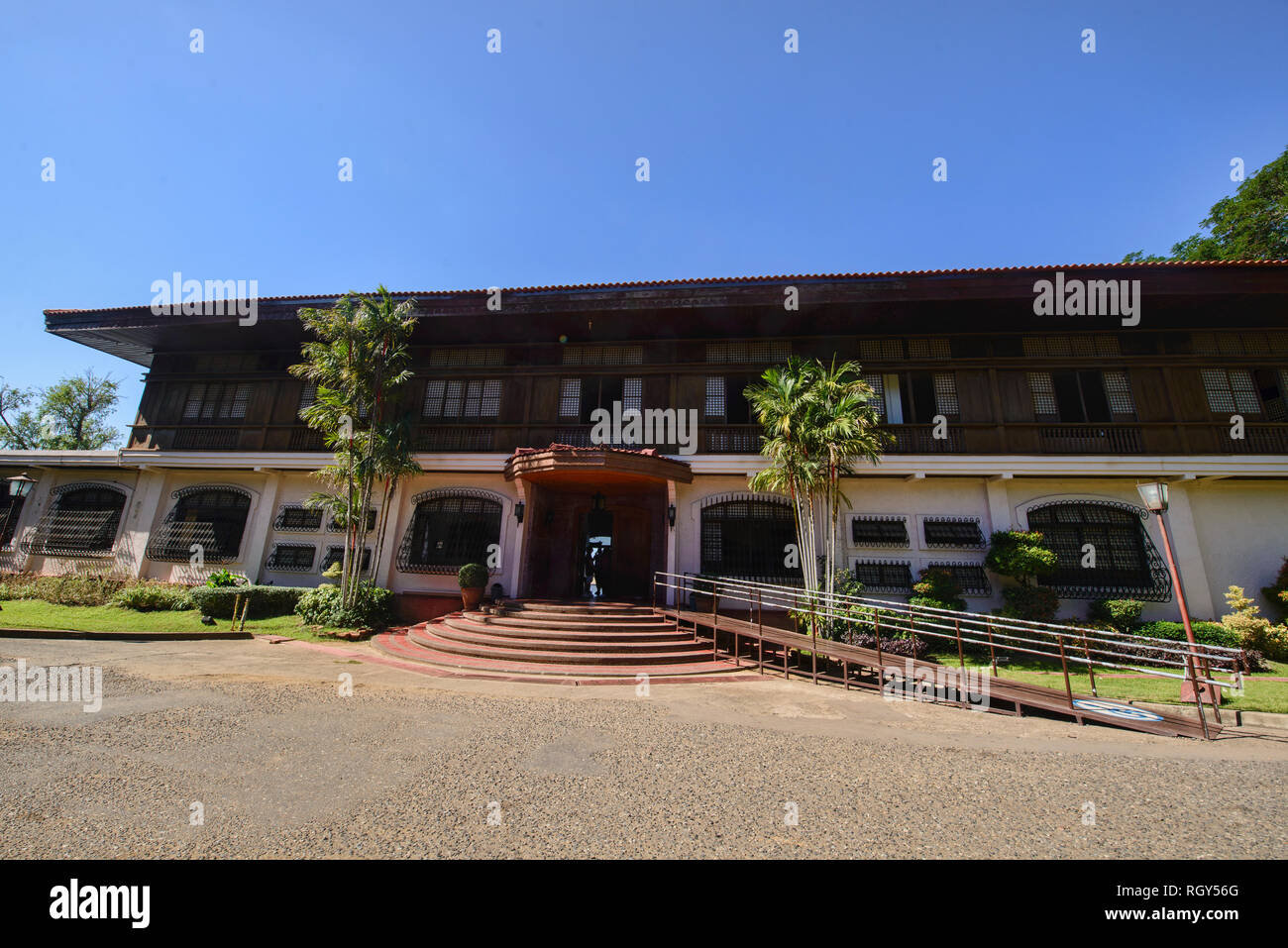 Malacañang del Palazzo Nord, Ferdinand Marcos ex estate home, Paoay, Ilocos Norte, Filippine Foto Stock