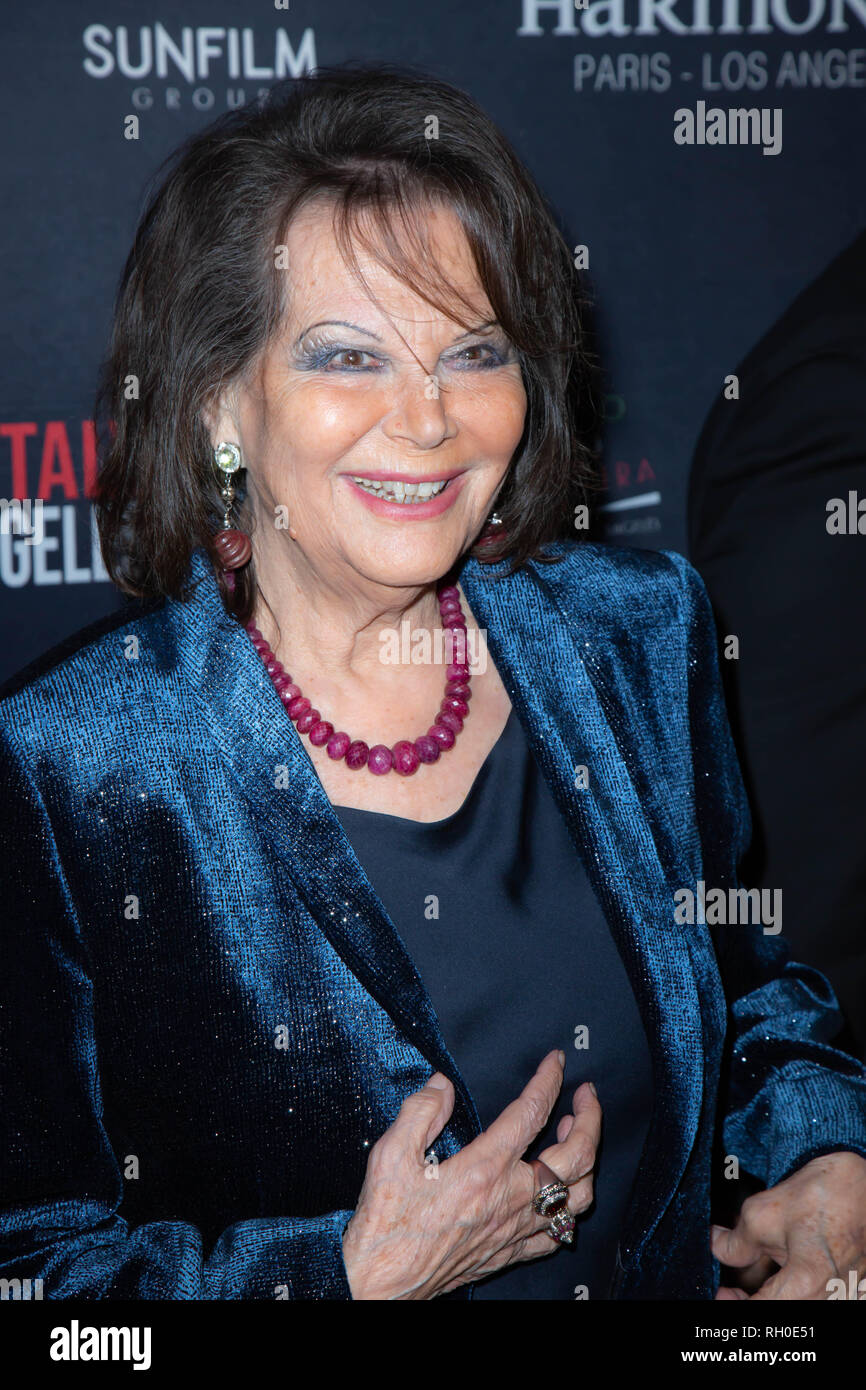 Los Angeles, Stati Uniti d'America. 30 gen, 2019. L'attrice Claudia Cardinale assiste le riprese del Film Festival Italia il 30 gennaio 2019 a Los Angeles, California. Credito: la foto di accesso/Alamy Live News Foto Stock