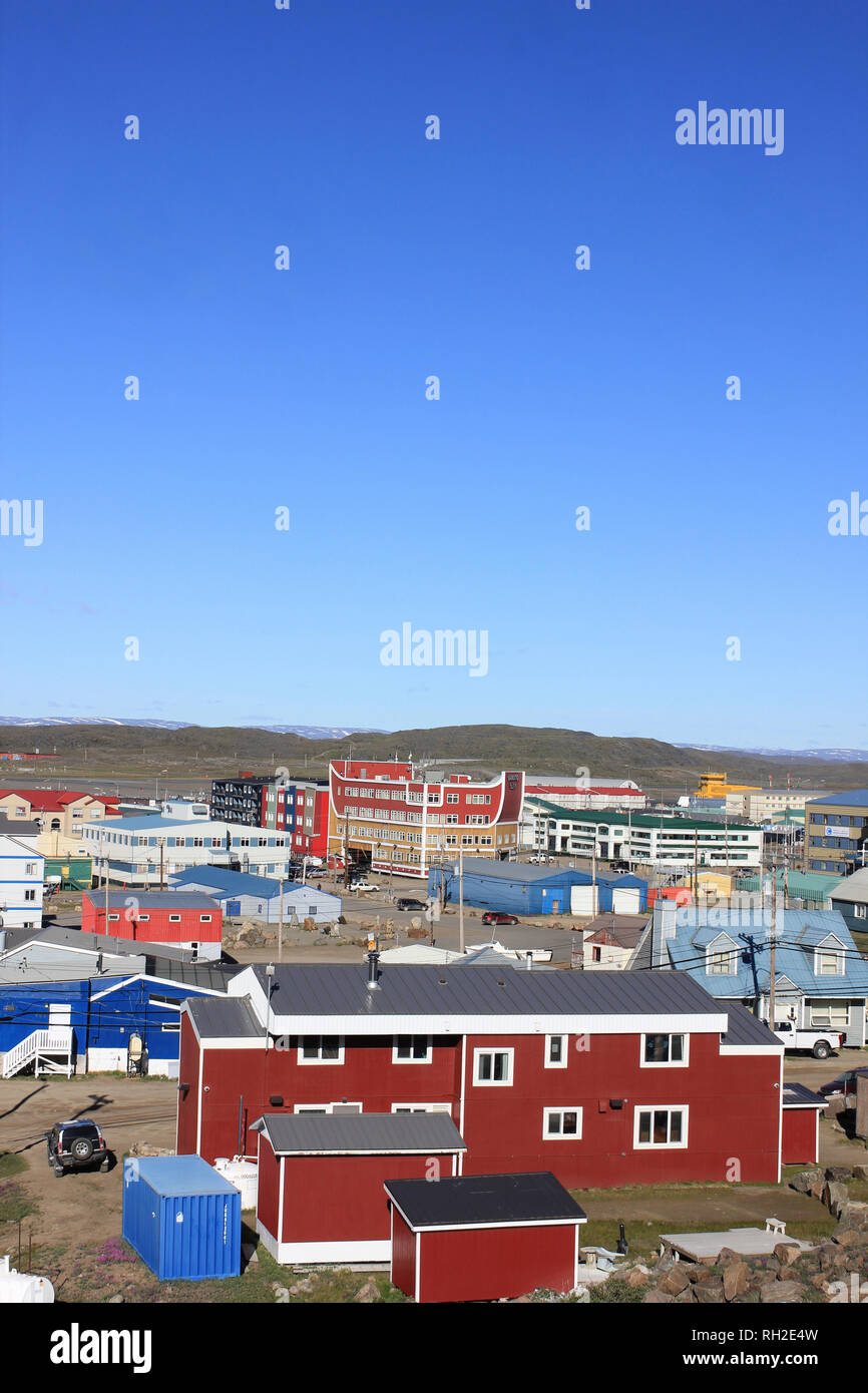 Iqaluit, Isola Baffin, Nunavut, Canada Foto Stock