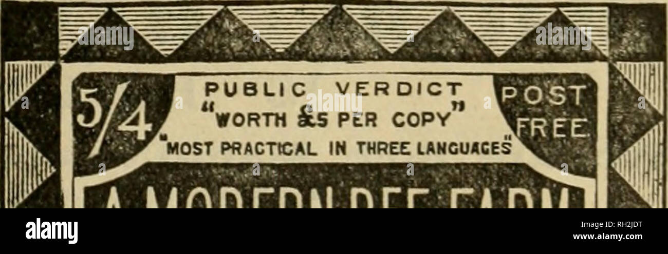 . British bee ufficiale &AMP; gli apicoltori consigliere. Le api. I concessionari e gli apicoltori vedrà i suddetti marchi stampigliati su ogni pacchetto originale di root, erbacce e sulla slitta all interno di ogni tale confezione, dal 1 lb. al 50 lb. dimensioni. " WKED " eccelle su tutte le altre fondazioni in puro- ness, con impossibilità di comunicare fallo germi di covata, tenacità e conseguente economicità, facilità di movimentazione in tutti i tempi senza rotture e accettazione da parte dell'api. Queste rivendicazioni sono ora copiati dai fornitori di altre fondazioni importati che, non essendo effettuata su una macchina di erbaccia, non le possiedono, e Foto Stock