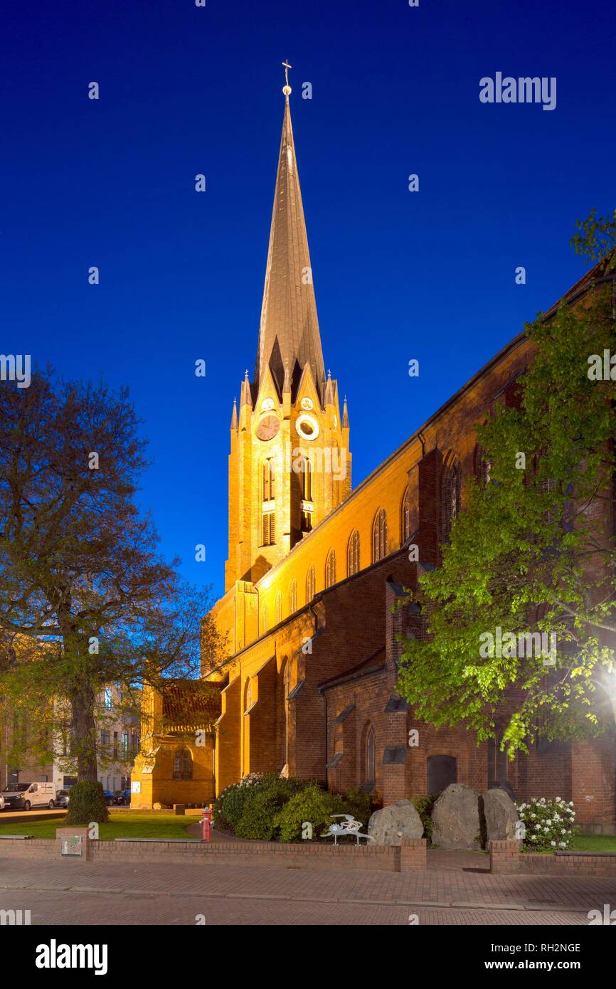 Chiesa di San Petri, Città Vecchia, Buxtehude, Bassa Sassonia, Germania Foto Stock