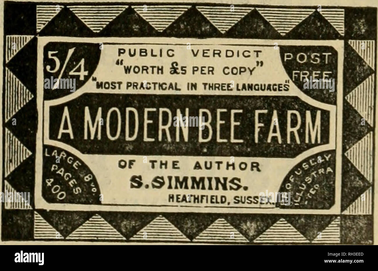 . British bee ufficiale &AMP; gli apicoltori consigliere. Le api. 3Â"Â£ TheMI â OMtPIN, | RootCo * ****&amp;&amp;Â"** IBRfJ ai concessionari un.Ki gli apicoltori vedrà i suddetti marchi stampigliati su ogni pacchetto originale di root, erbacce e sulla slitta all interno di ogni tale confezione, dal 1 lb. al 50 lb. dimensioni. " WEED " eccelle su tutte le altre fondazioni in puro ness, con impossibilità di comunicare fallo germi di covata, tenacità e conseguente economicità, facilità di movimentazione in tutti i tempi senza rotture e accettazione da parte dell'api. Queste rivendicazioni sono ora copiati dai fornitori di altre fondazioni importati che, n Foto Stock