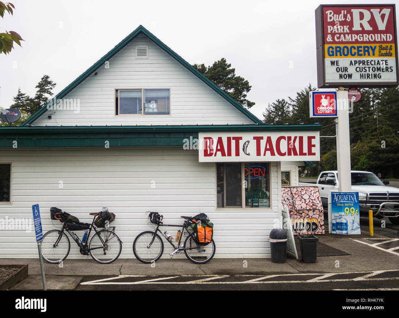 Route 101 Ciclo Tour Foto Stock