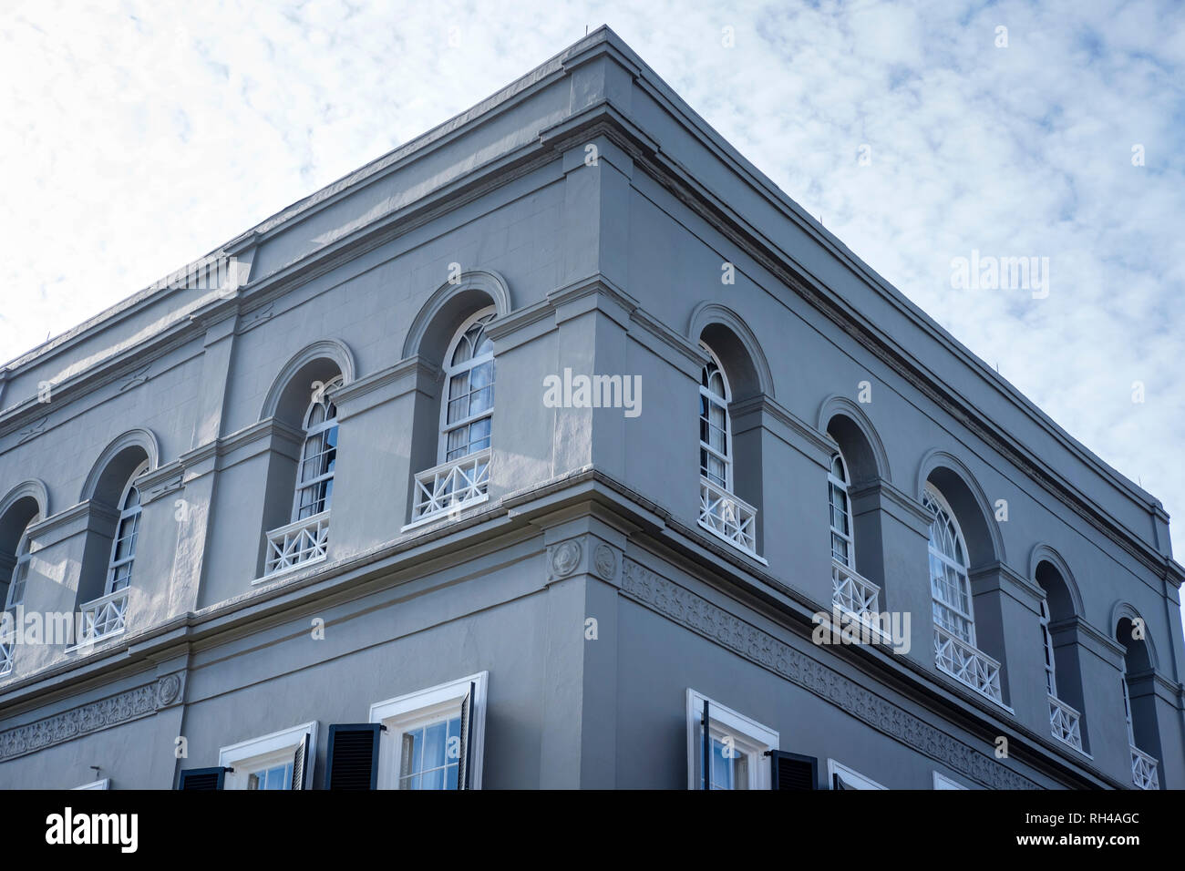 1800 's dimore storiche noi, LaLaurie Mansion, casa di Madame LaLaurie, Royal Street, New Orleans French Quarter, Louisiana, Stati Uniti Foto Stock