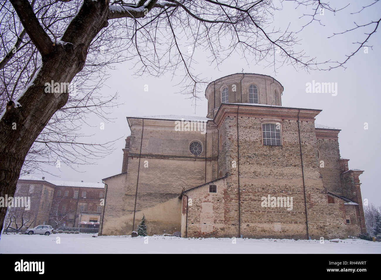 Il santuario di Graglia fondata nel XVII secolo, provincia di Biella, Piemonte, Italia Foto Stock