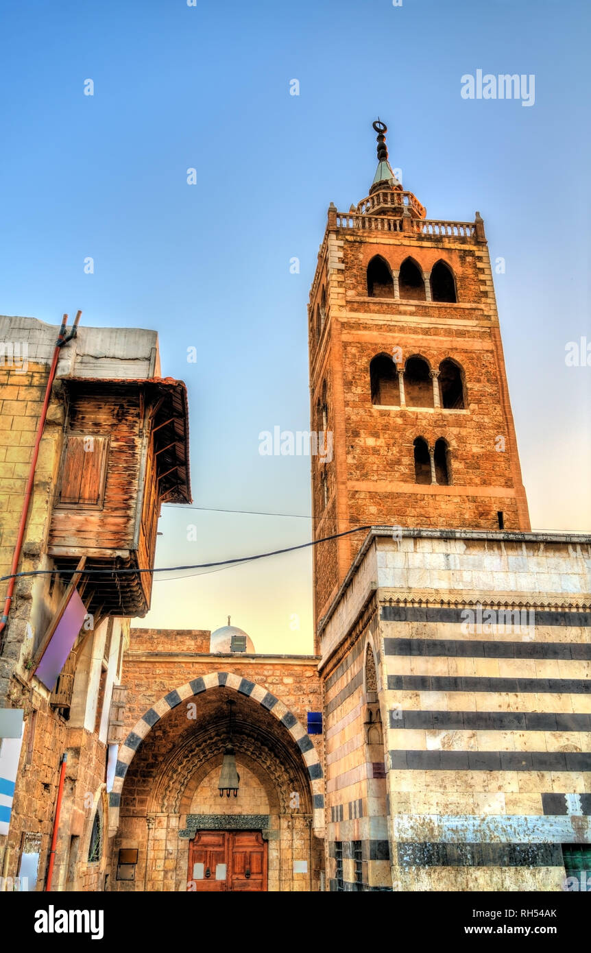 La Mansouri grande moschea di Tripoli, Libano Foto Stock