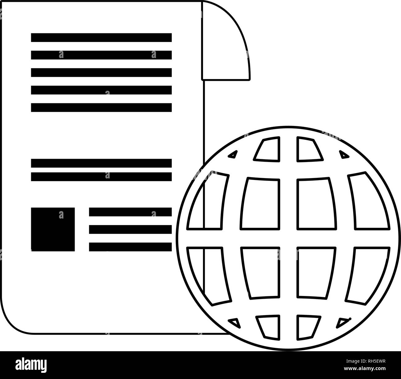 Mondo di brevetto copyright sfondo bianco illustrazione vettoriale Illustrazione Vettoriale
