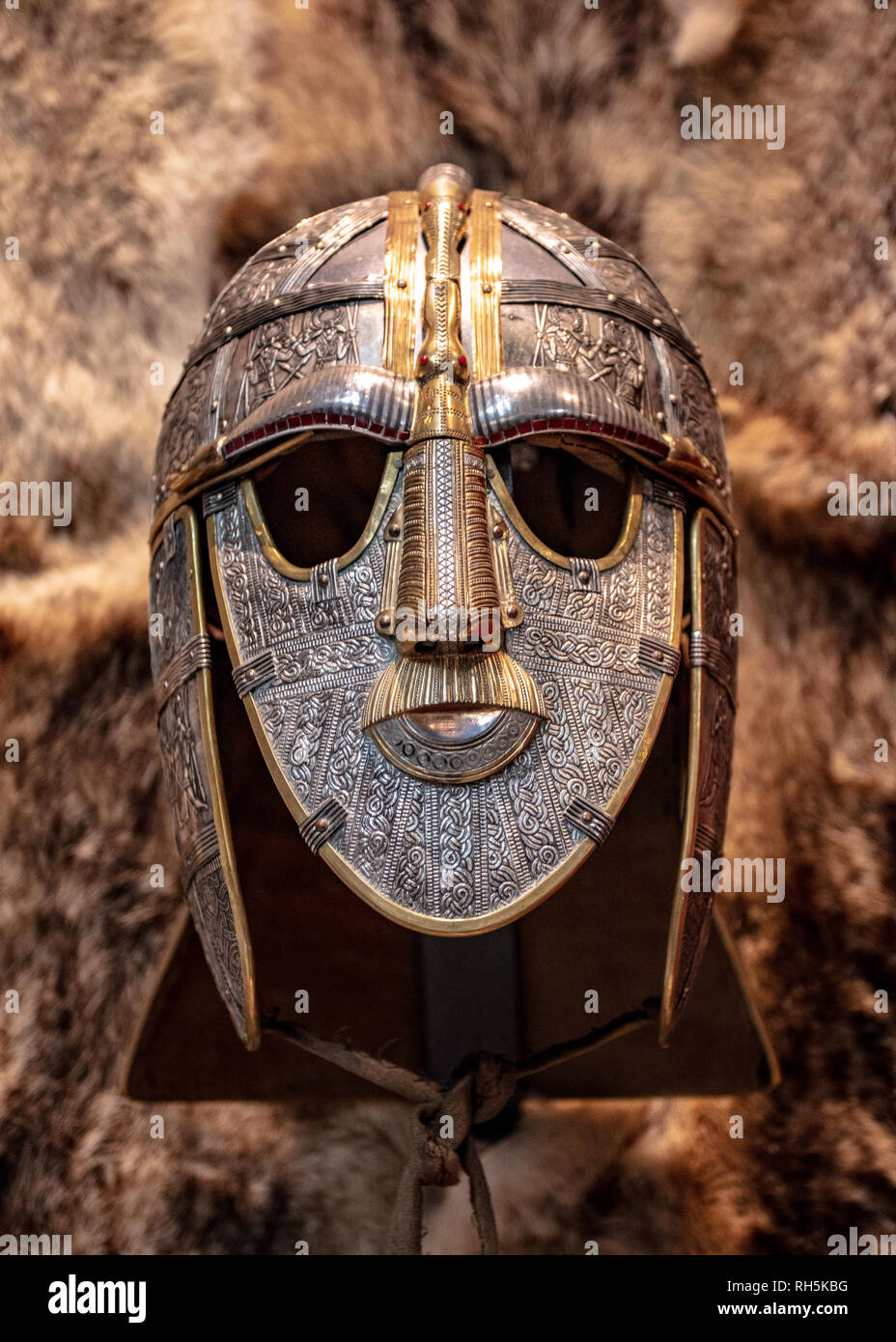 La maschera di Re Foto Stock