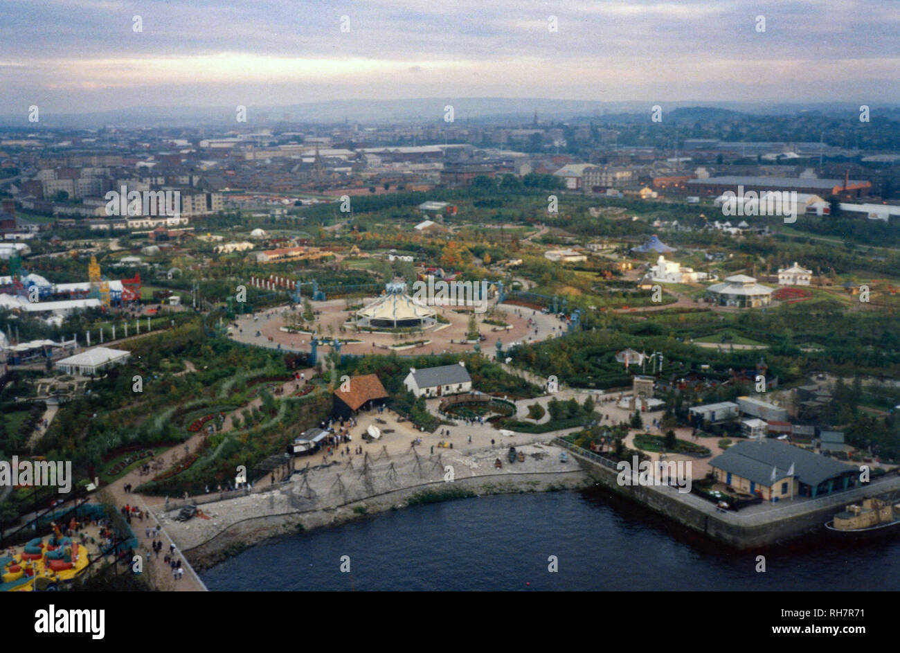 1988,Gateshead Festival giardino,immagine di archivio Foto Stock