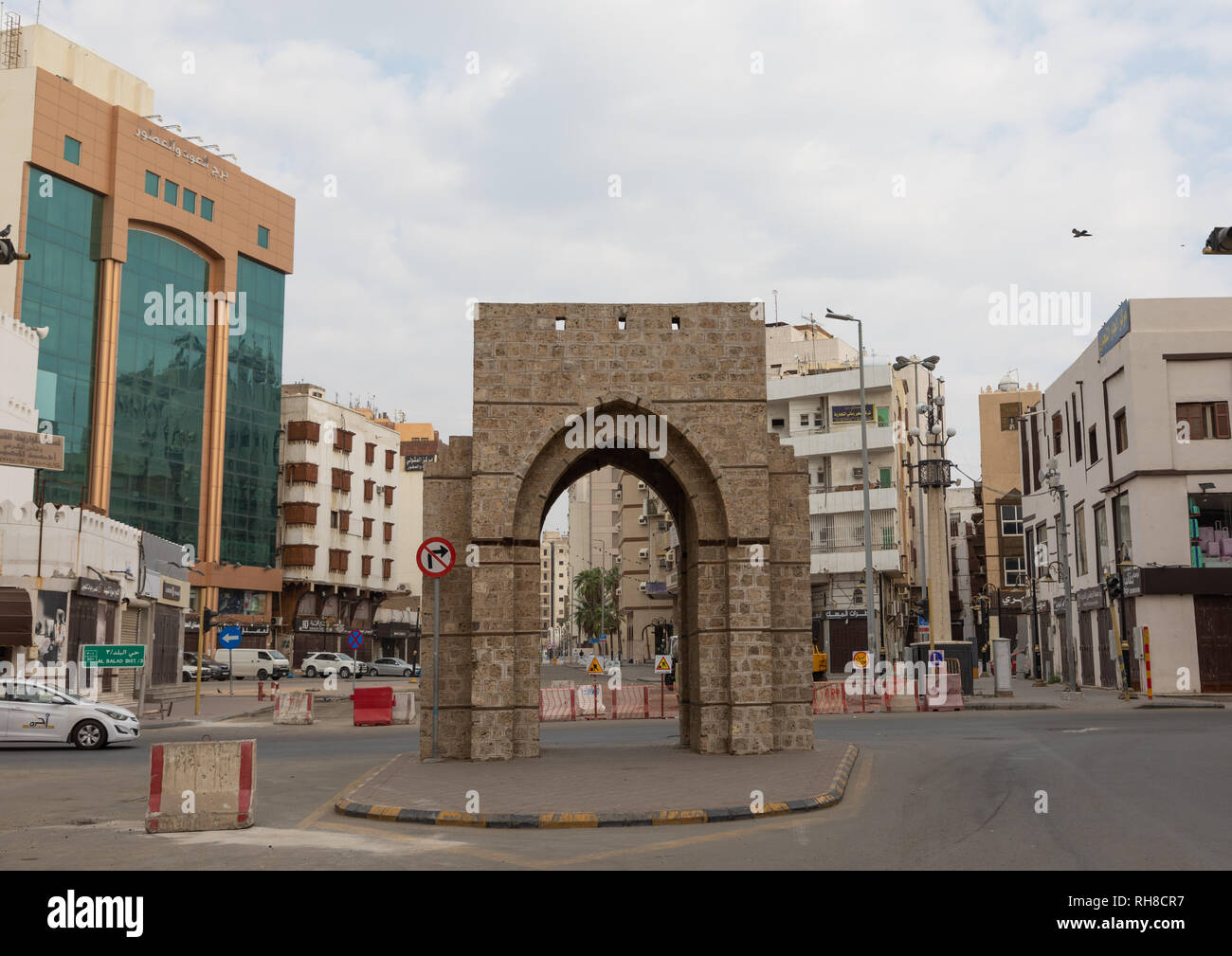 Porta Vecchia, Mecca provincia, Jeddah, Arabia Saudita Foto Stock