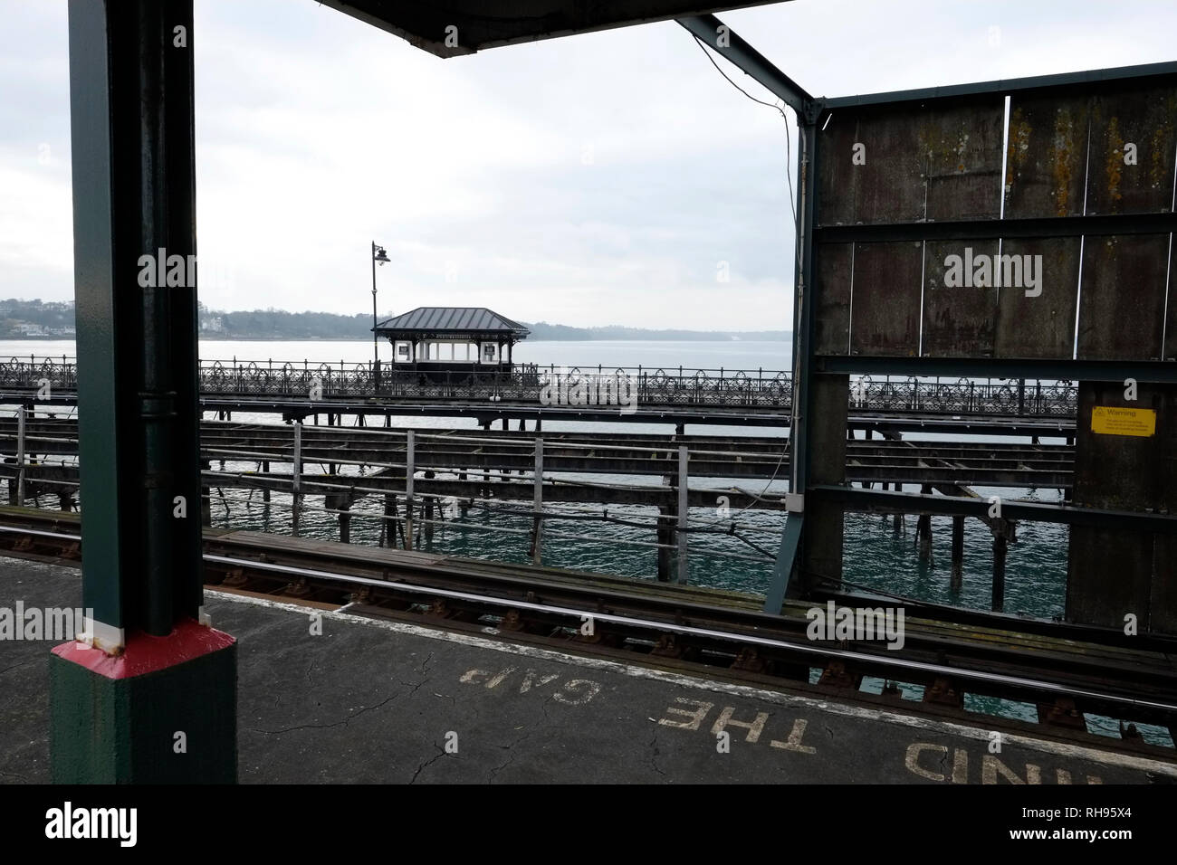 Ryde Pier Head, Ryde, Isle of Wight, Inghilterra, Regno Unito. Foto Stock