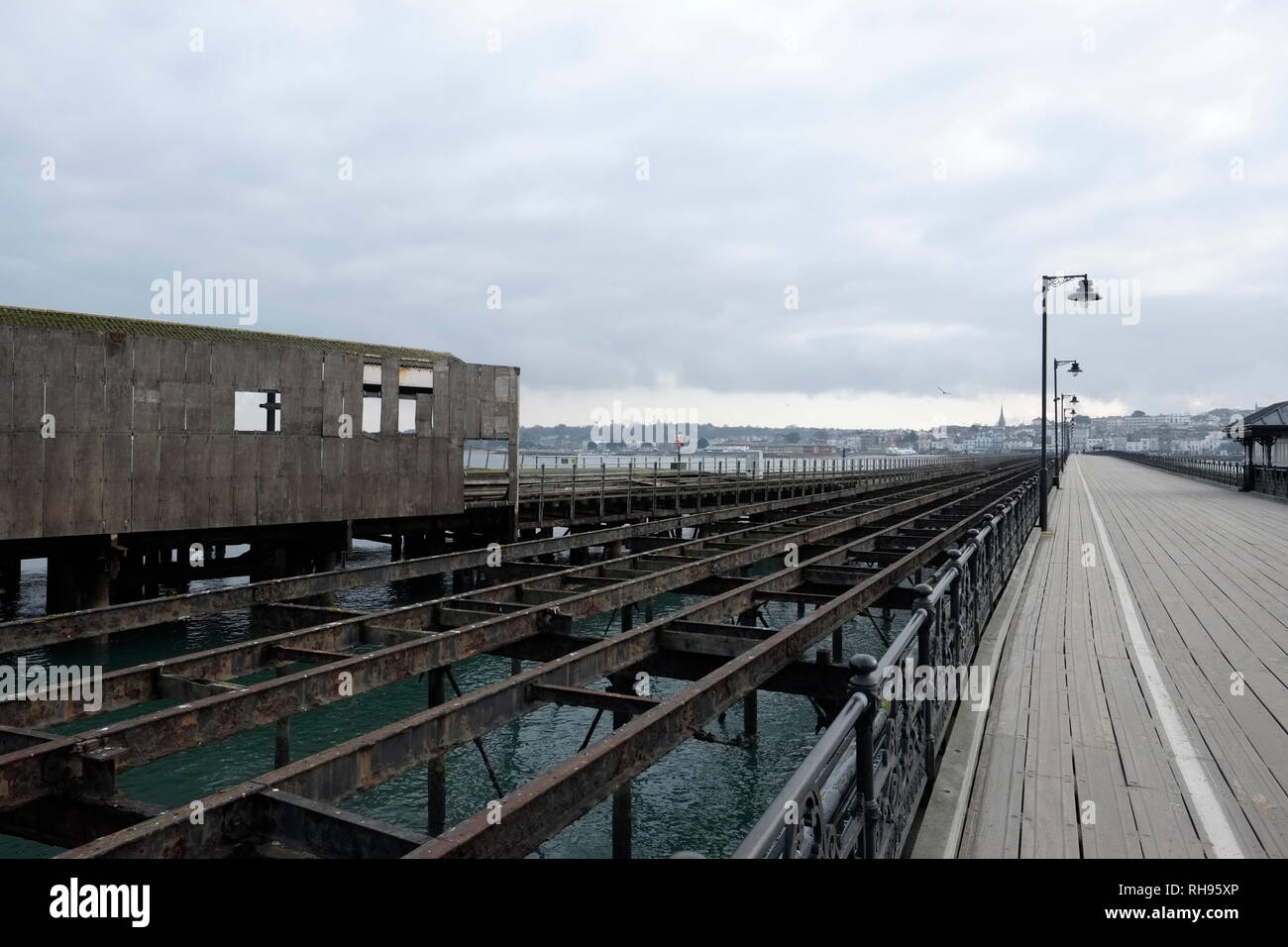 Ryde Pier Head, Ryde, Isle of Wight, Inghilterra, Regno Unito. Foto Stock