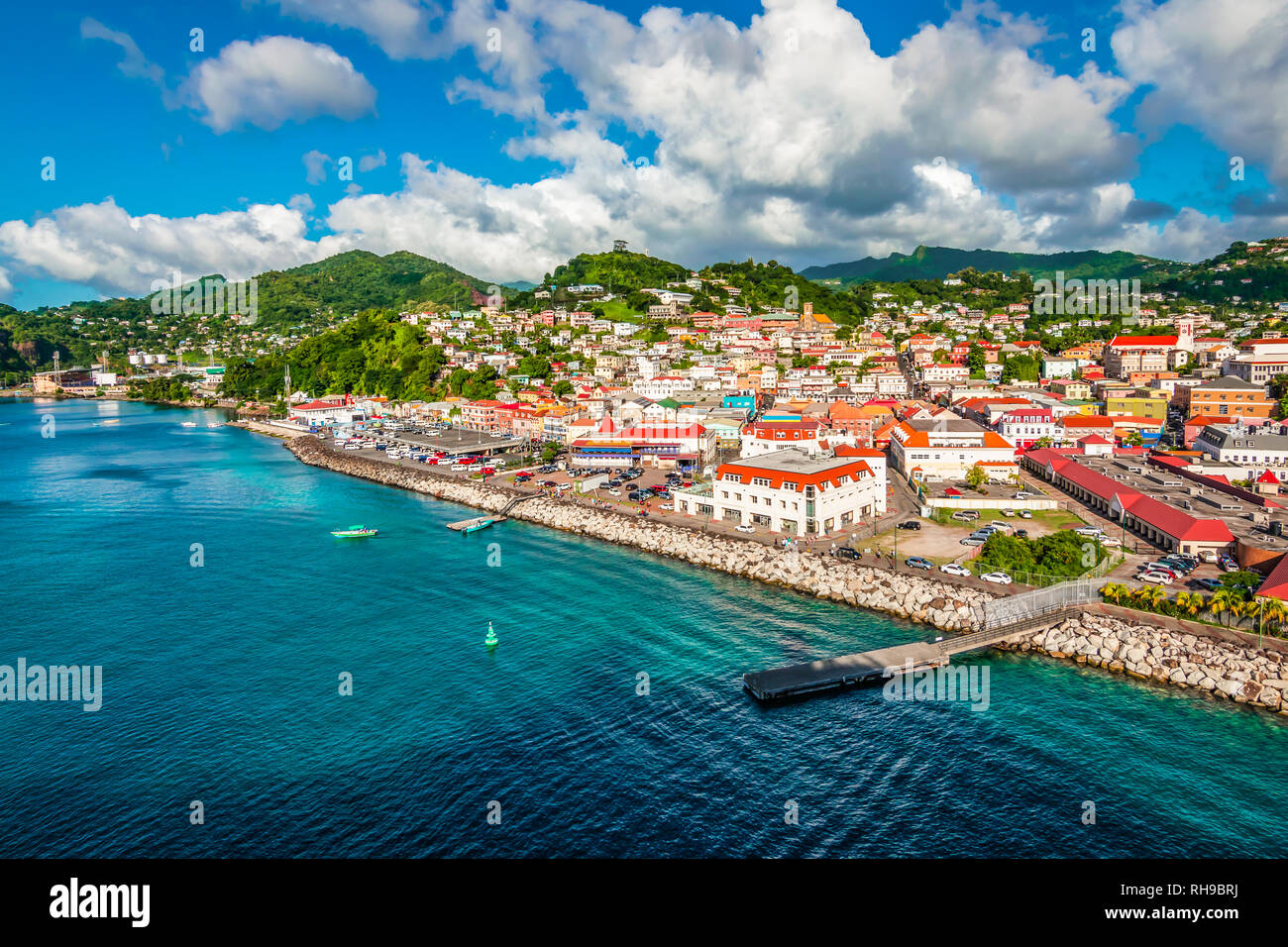 St George, Grenada, dei Caraibi Foto Stock