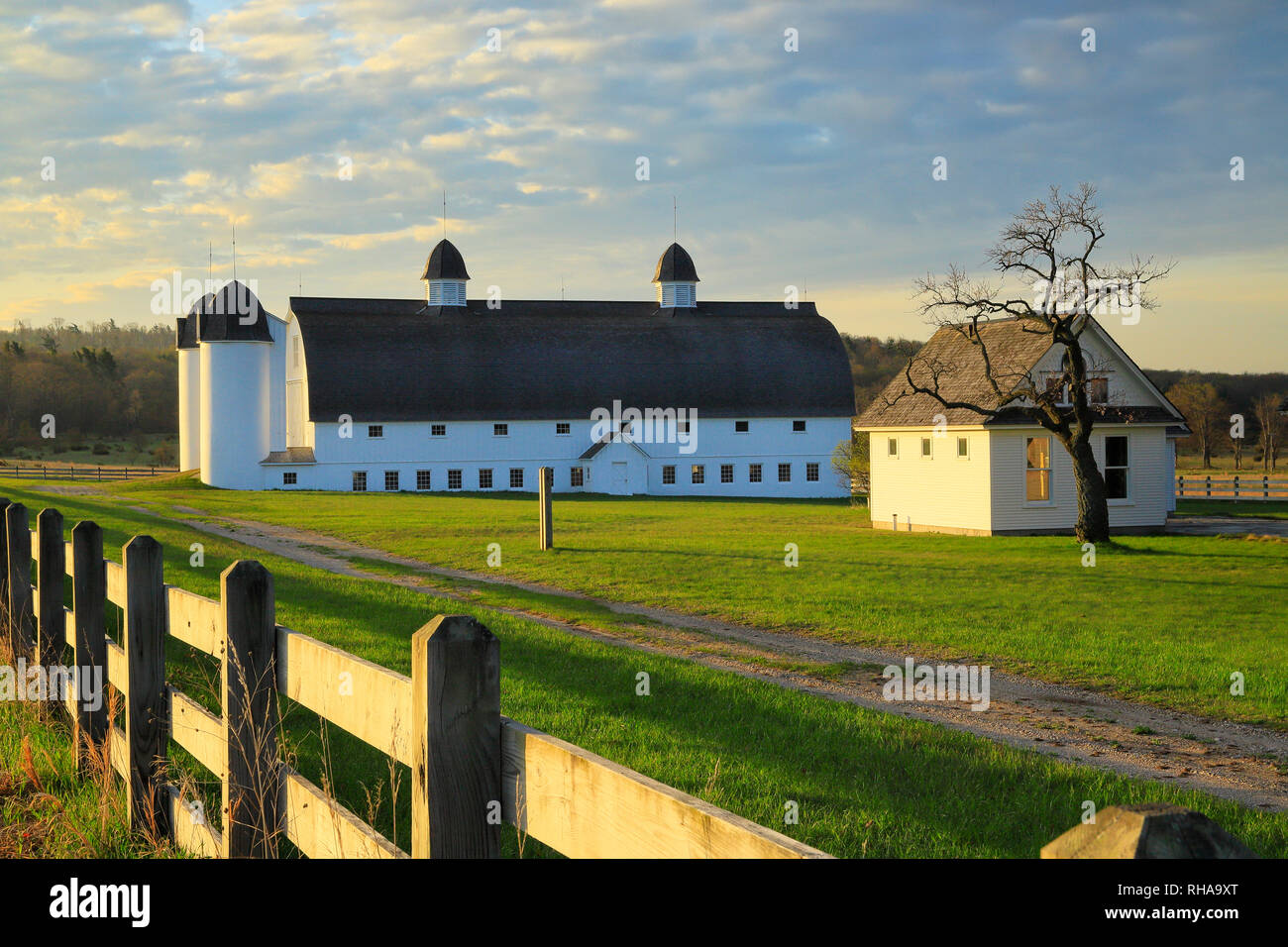 D. H. giorno fattoria, Sleeping Bear Dunes National Lakeshore, Impero, Michigan, Stati Uniti d'America Foto Stock