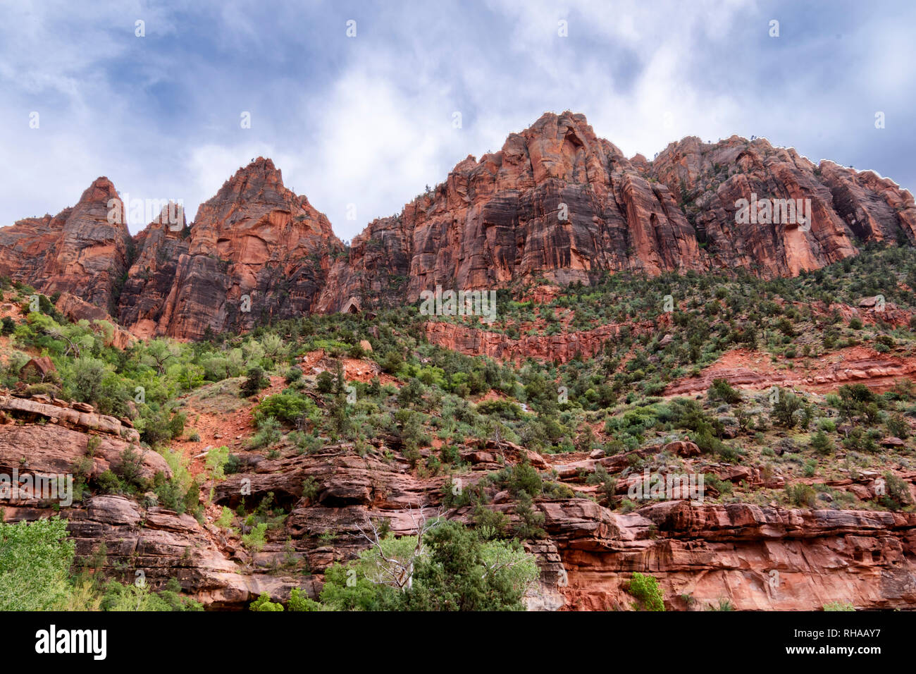 Parco Nazionale di Zion Foto Stock
