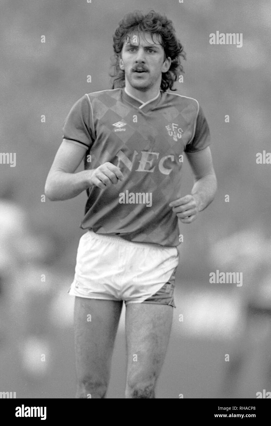 Paolo WILKINSON, Everton FC, , 1987 Foto Stock