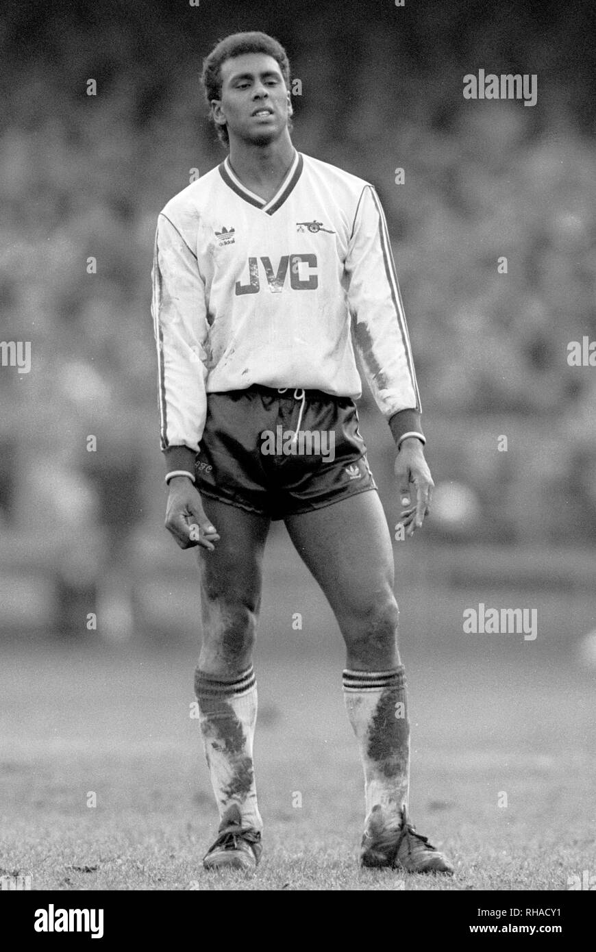 DAVID ROCASTLE, Arsenal FC, , 1986 Foto Stock