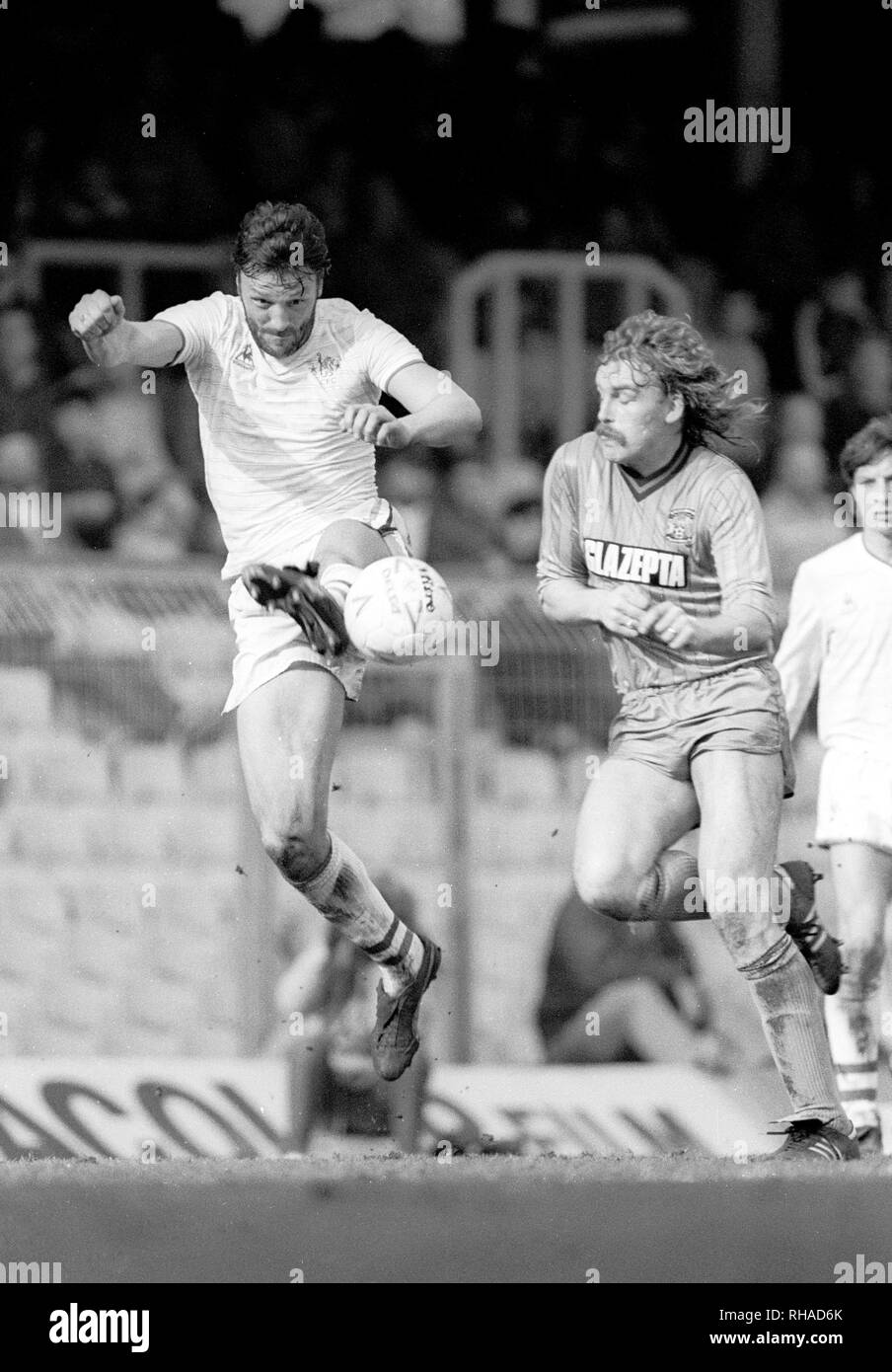 MICKY DROY , BRIAN KILCLINE, Coventry City V CHELSEA, , 1985 Foto Stock