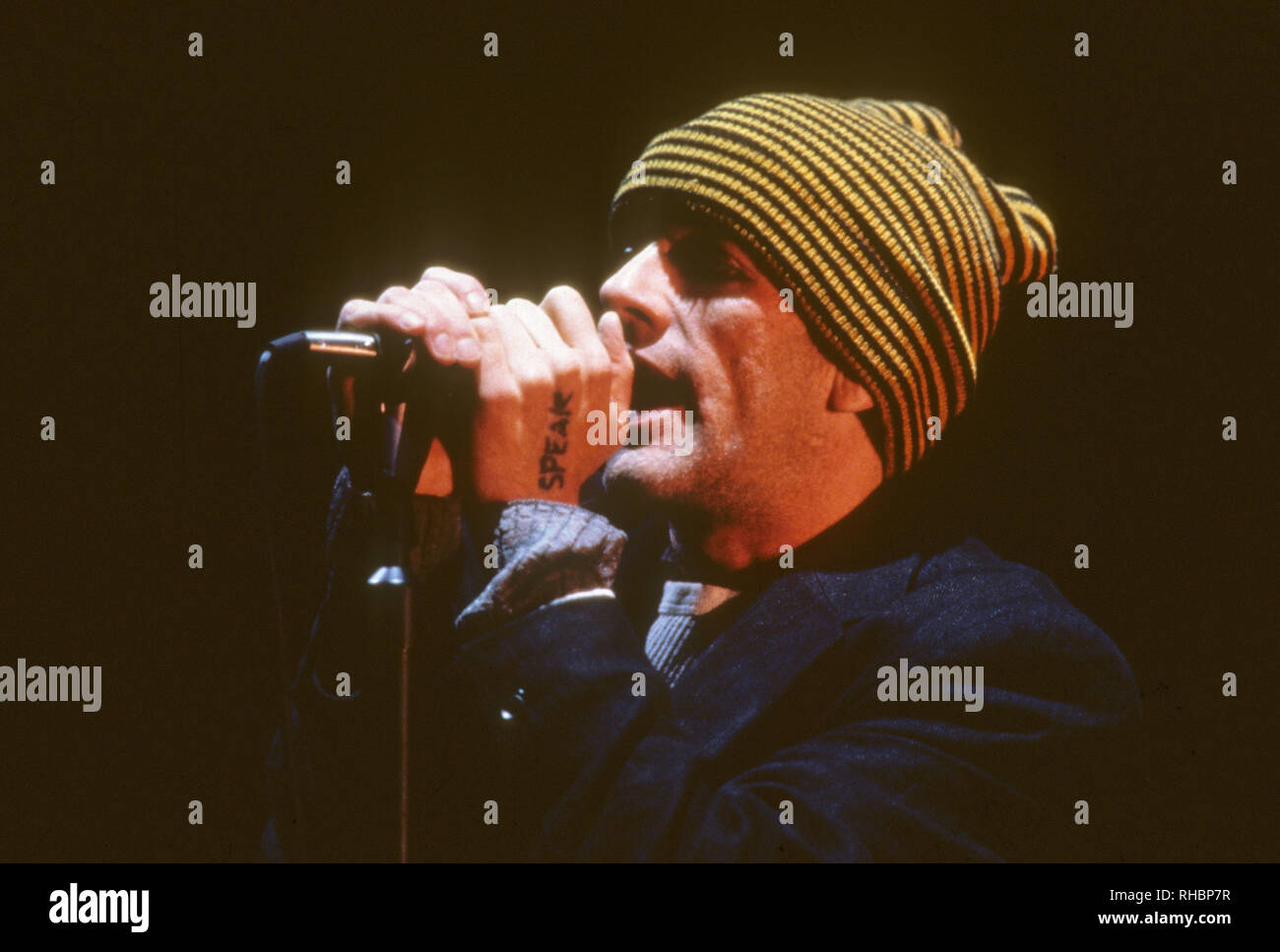 I R.E.M. Rock americano di gruppo con Michael Stipe nel 1995. Photo: Jeffrey Mayer Foto Stock