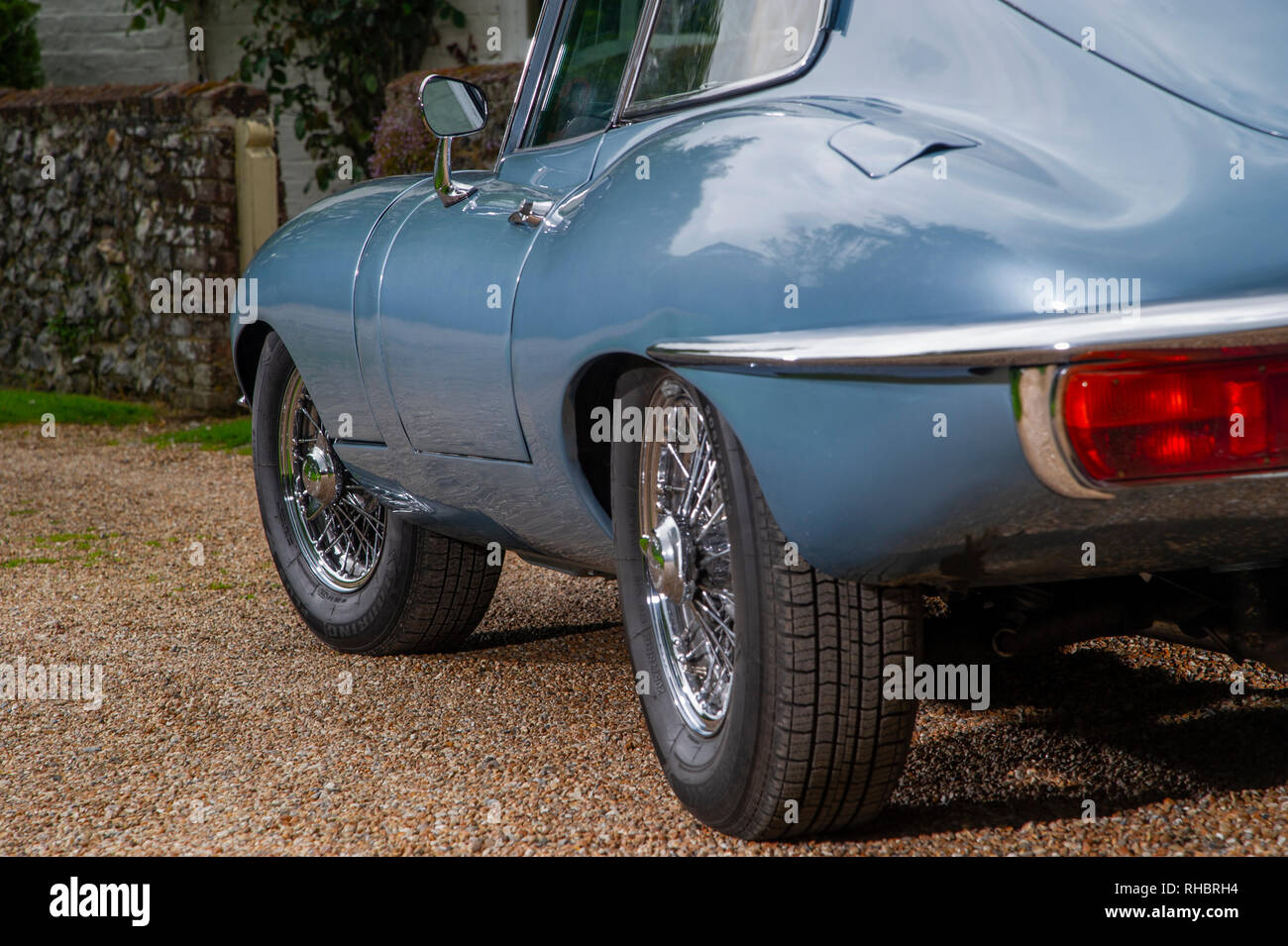 La serie 2 Jaguar E Tipo 4.2 Classic British Auto sportiva Foto Stock